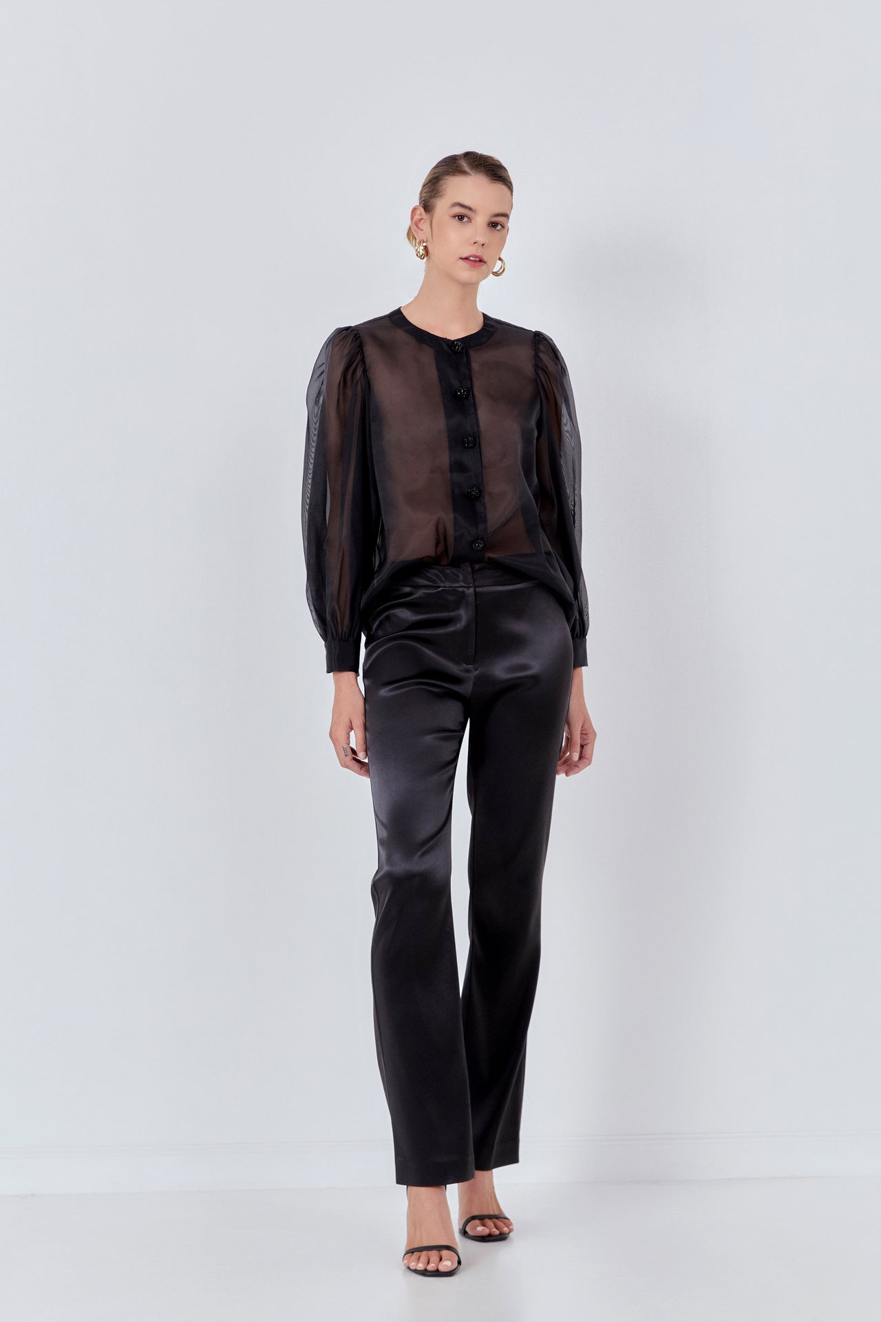 ENDLESS ROSE - Organza Jewel Top - TOPS available at Objectrare