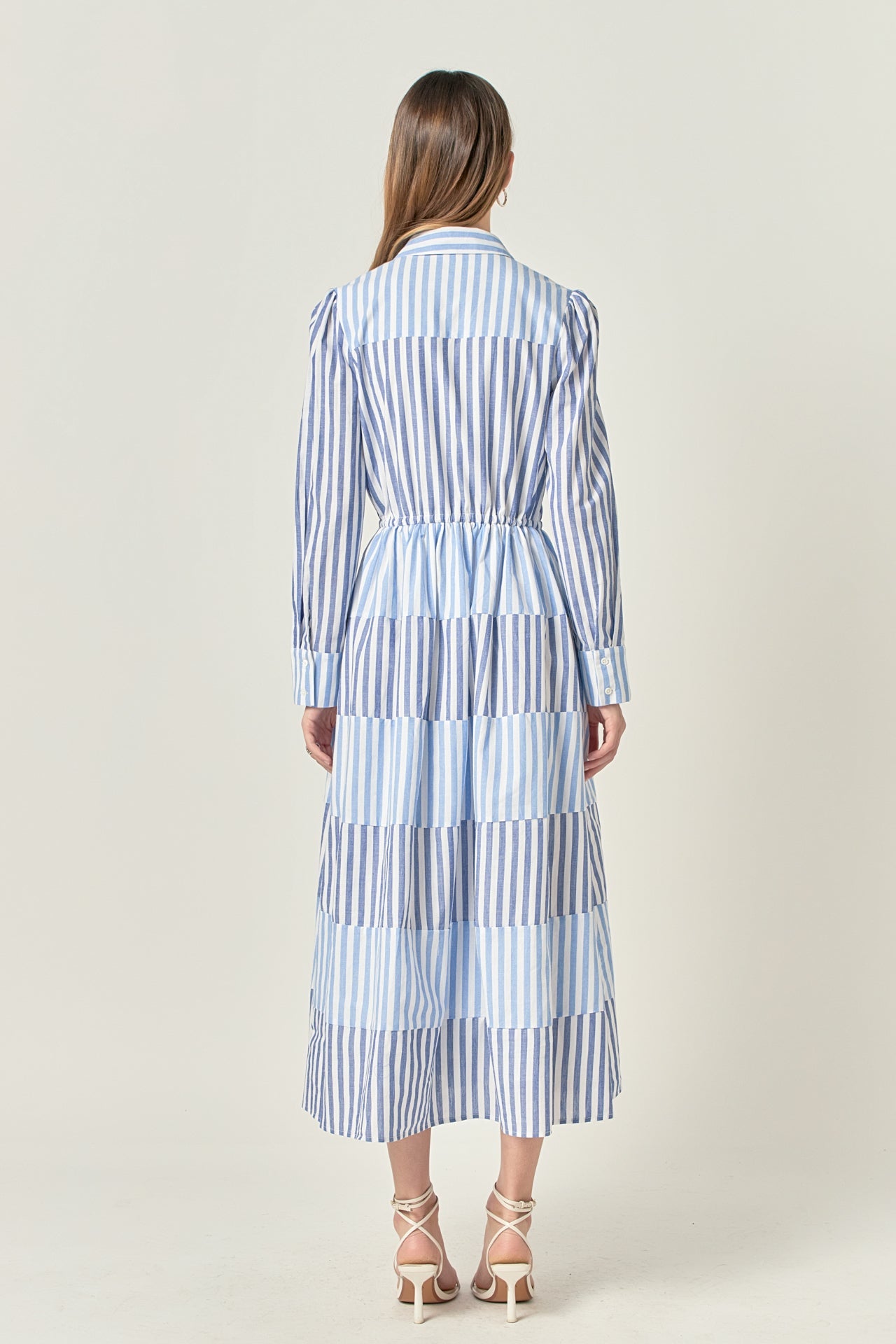 ENGLISH FACTORY - Stripe Block Maxi Dress - DRESSES available at Objectrare