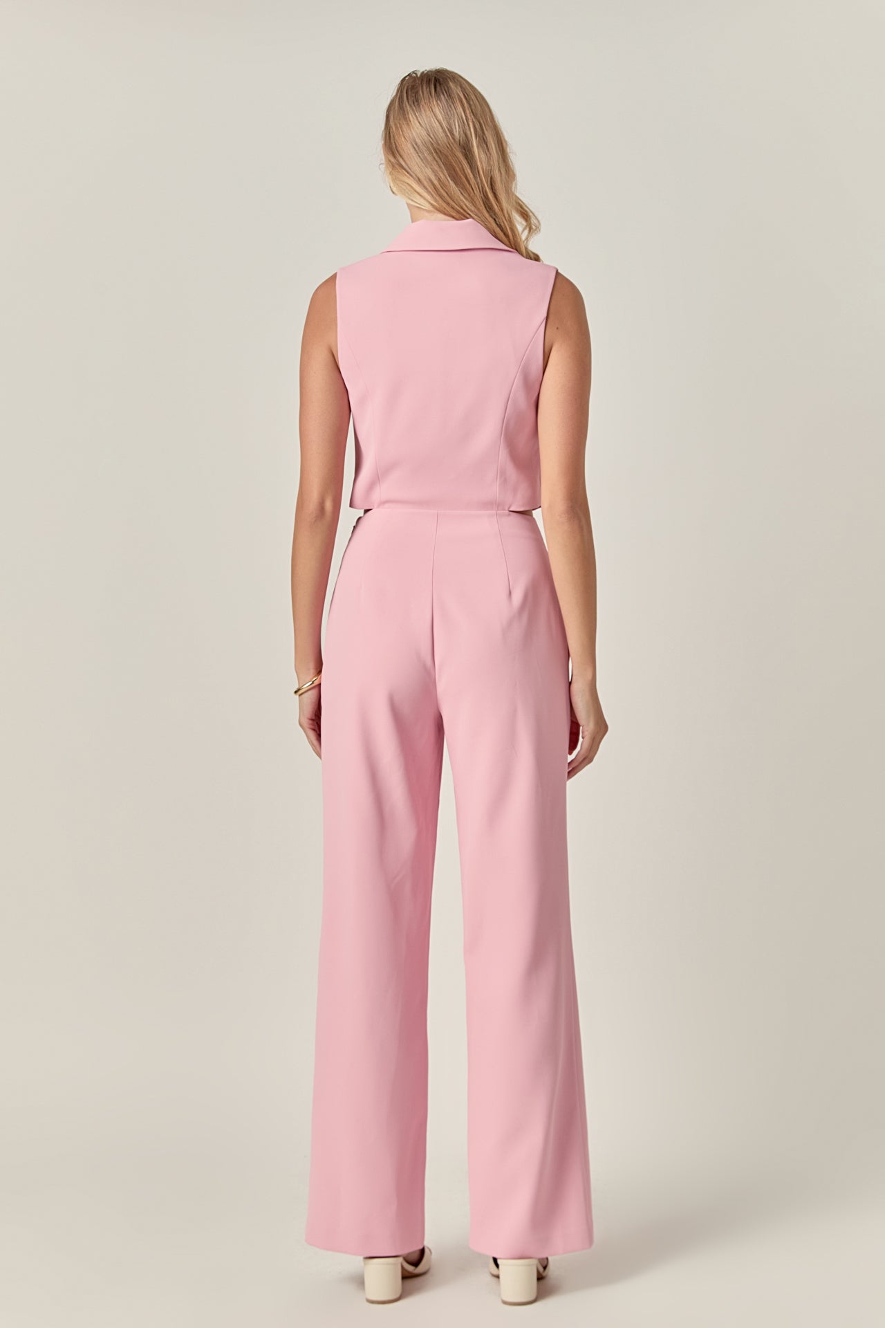 MARSY - Blazer Open Front Jumpsuit - JUMPSUITS available at Objectrare
