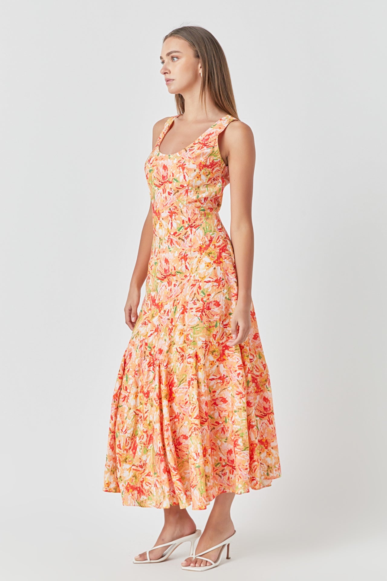 ENDLESS ROSE - Floral Print Slip Dress - DRESSES available at Objectrare