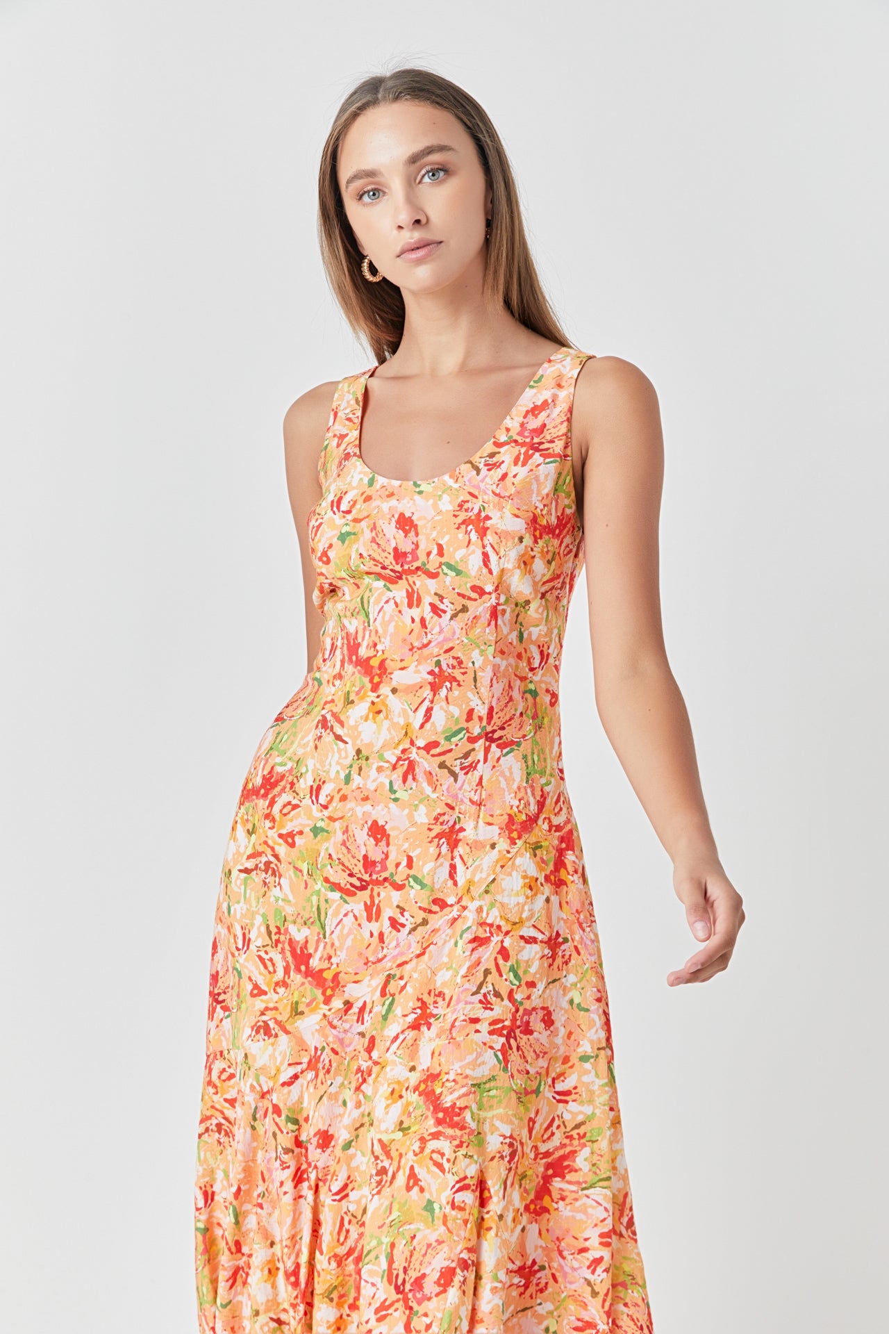 ENDLESS ROSE - Floral Print Slip Dress - DRESSES available at Objectrare