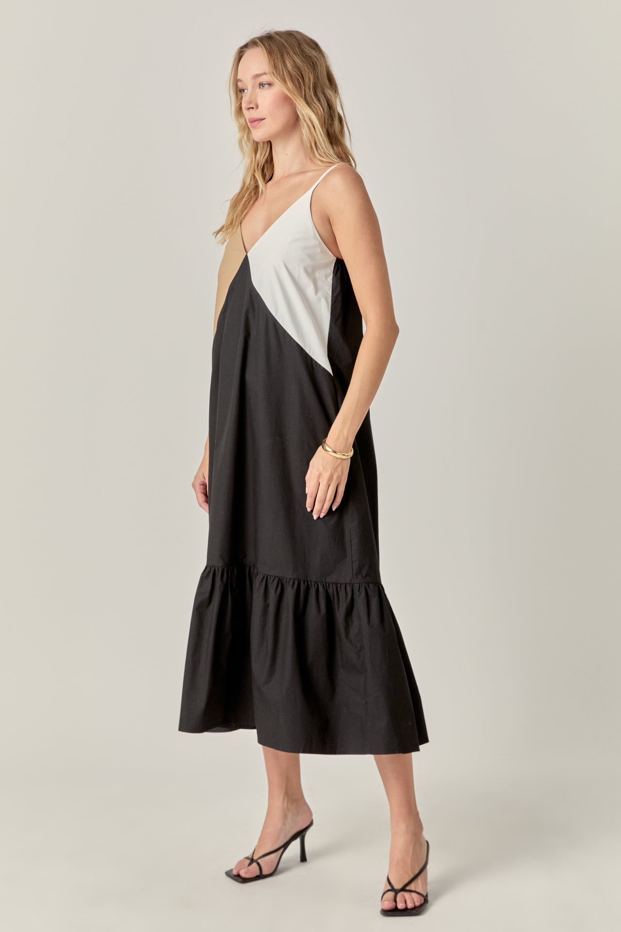 Color Block Maxi Dress