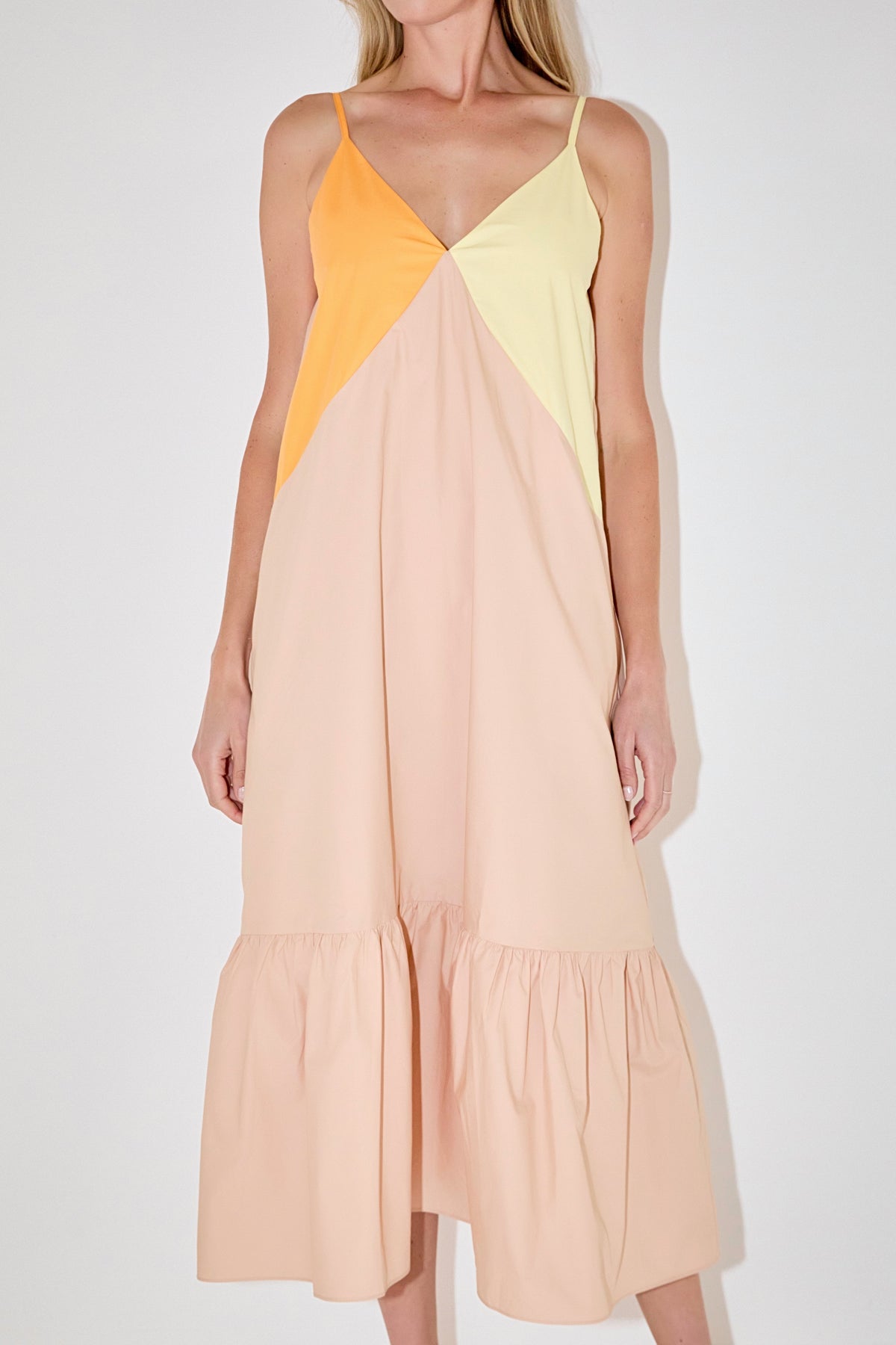 ENGLISH FACTORY - Color Block Maxi Dress - DRESSES available at Objectrare