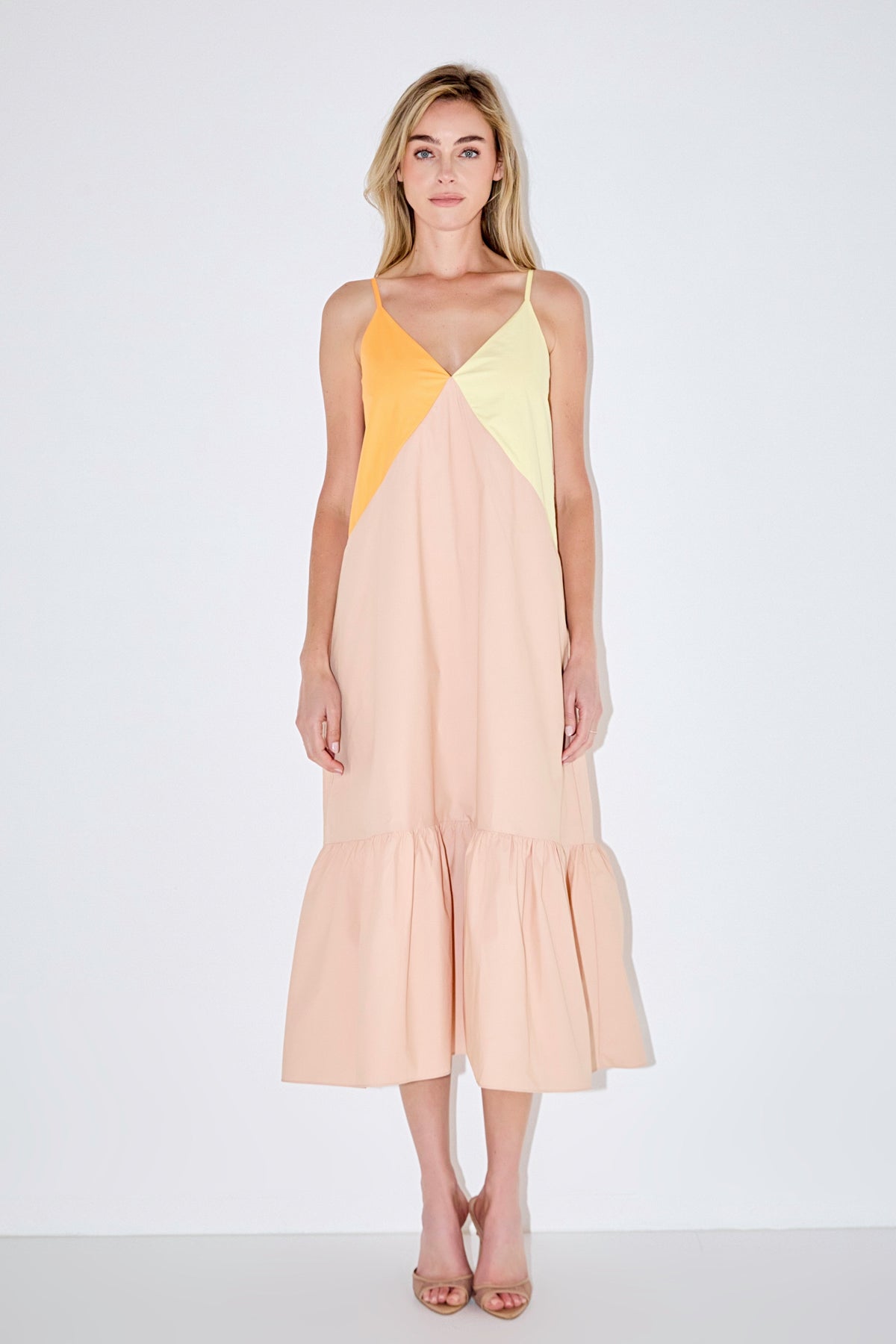 ENGLISH FACTORY - Color Block Maxi Dress - DRESSES available at Objectrare