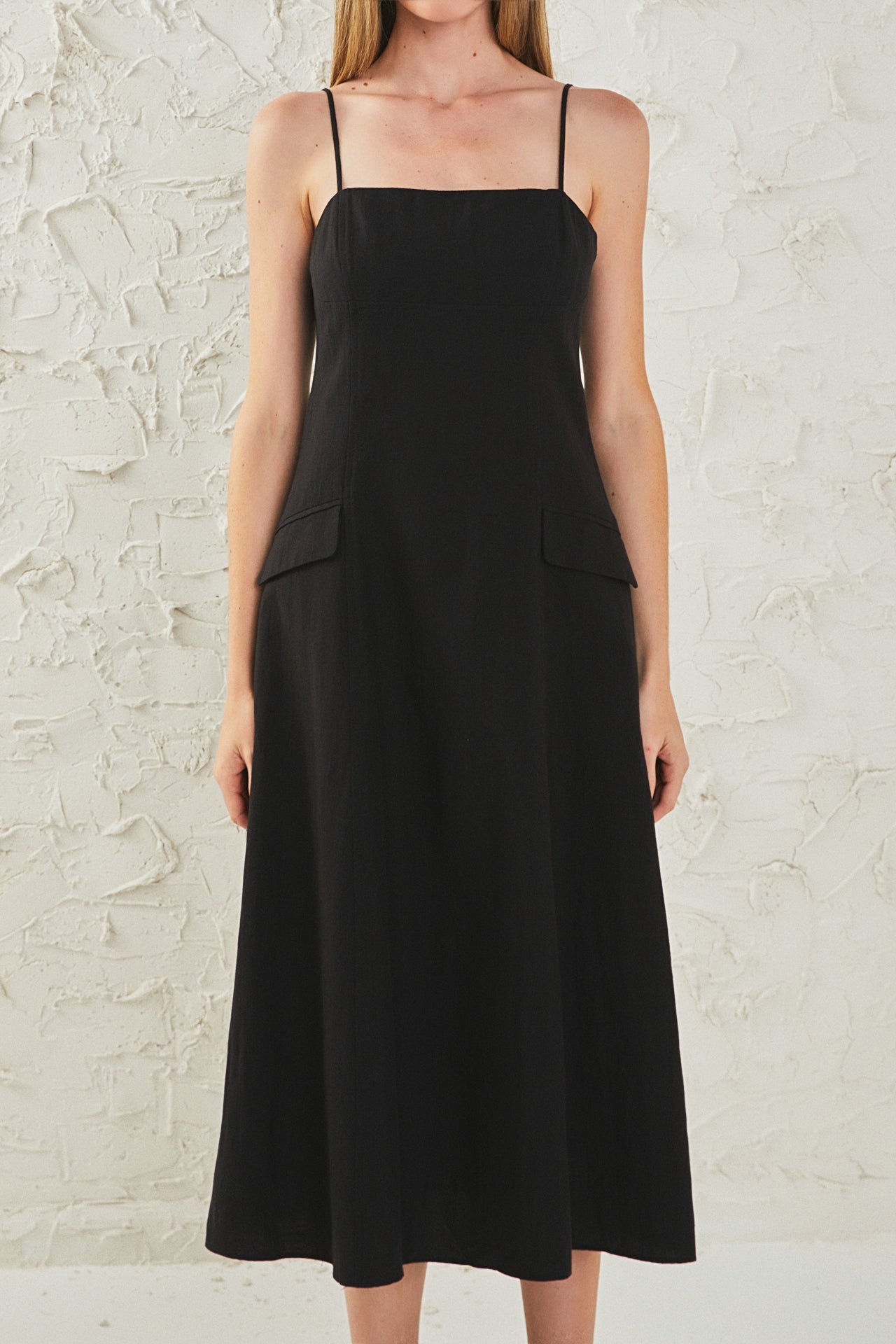 ENDLESS ROSE - Linen Maxi Dress - DRESSES available at Objectrare