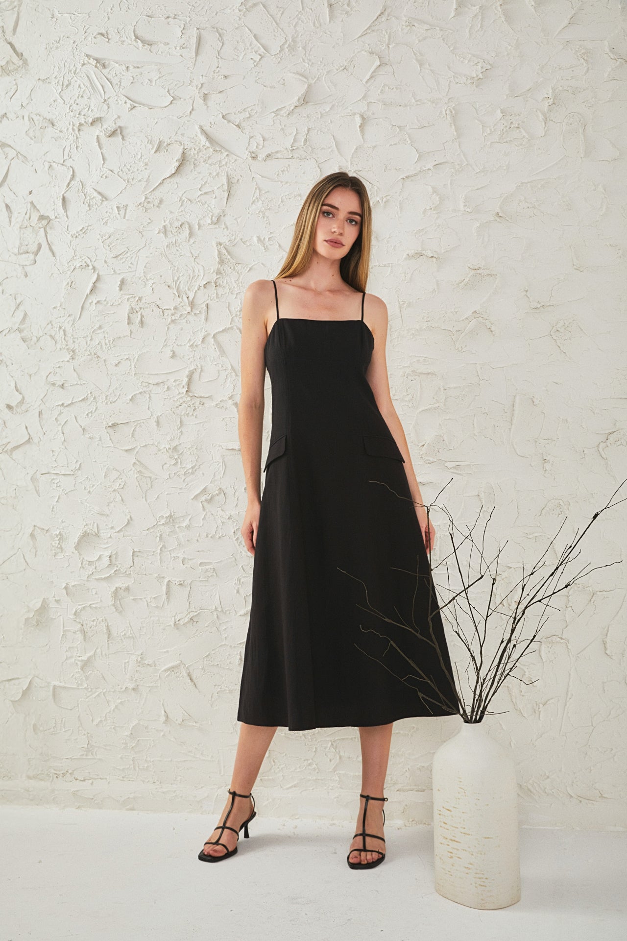 ENDLESS ROSE - Linen Maxi Dress - DRESSES available at Objectrare