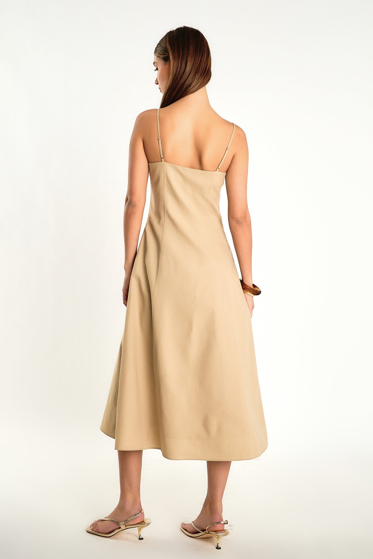 ENDLESS ROSE - Savannah Linen Sleeveless Maxi Dress - DRESSES available at Objectrare