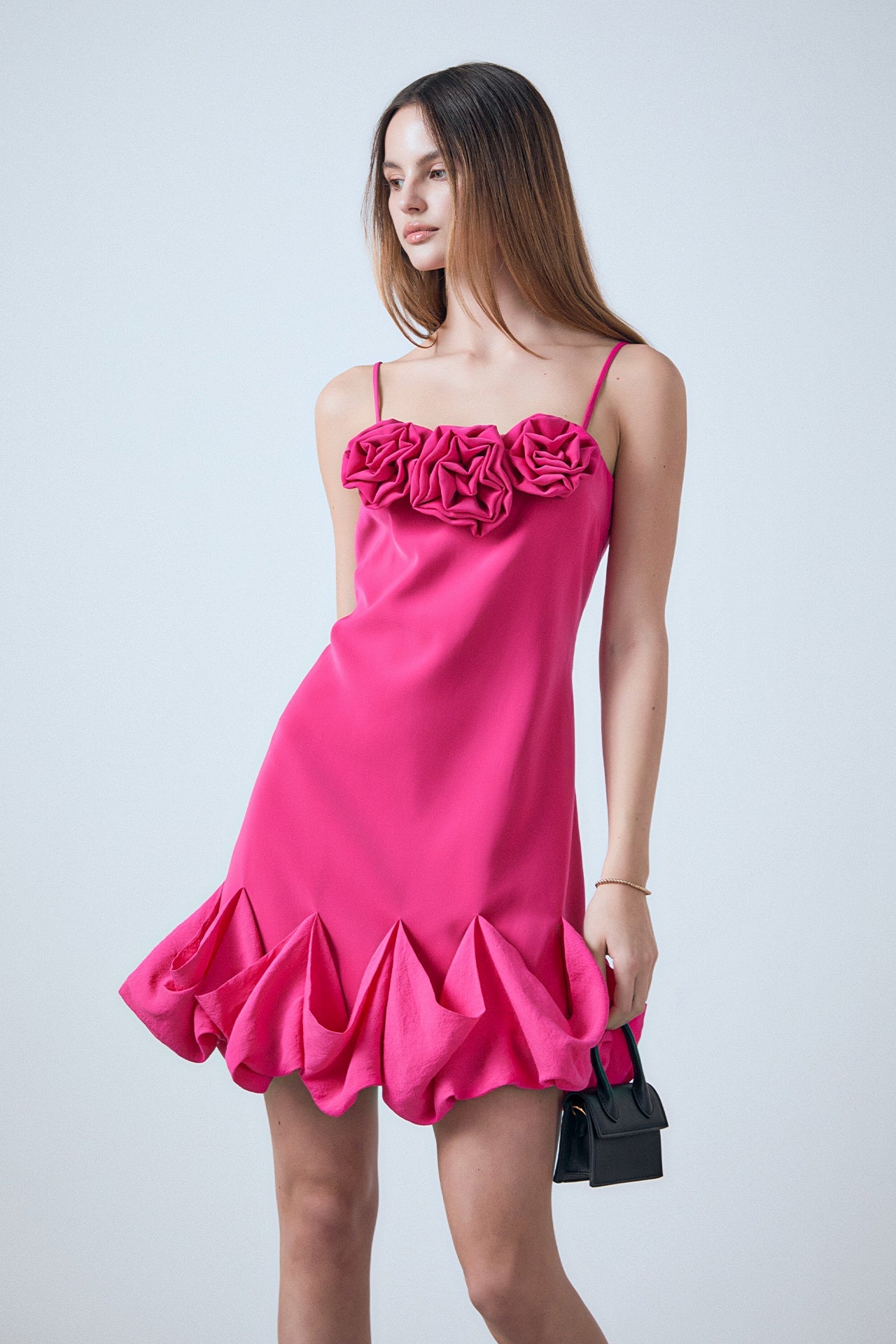 ENDLESS ROSE - Rose Bubble Mini Dress - DRESSES available at Objectrare