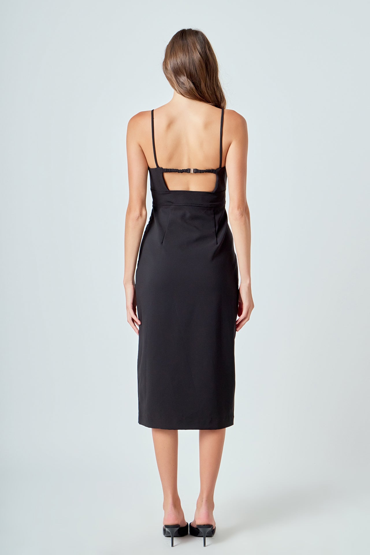 ENDLESS ROSE - Strappy Midi Pencil Dress - DRESSES available at Objectrare