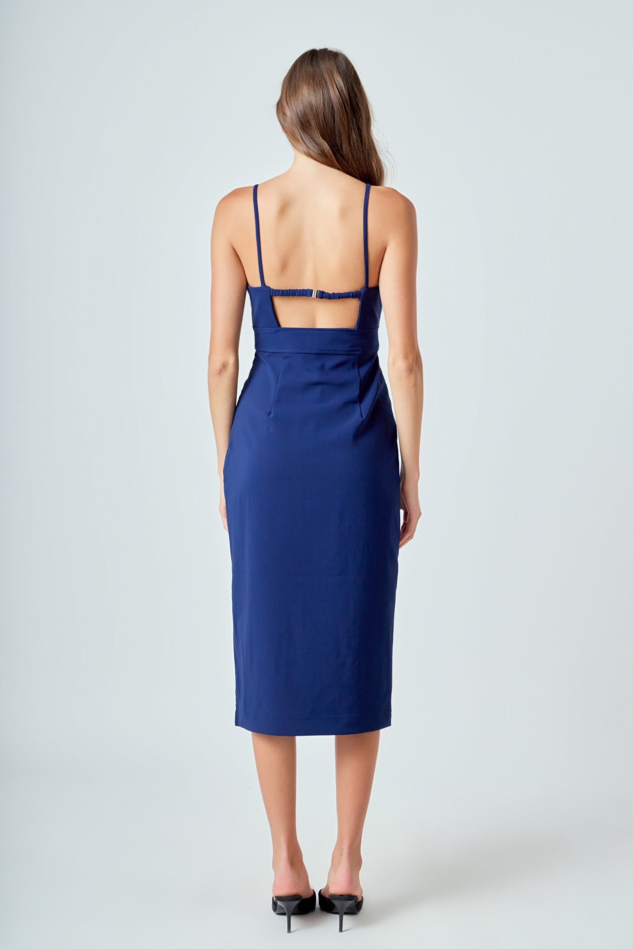 ENDLESS ROSE - Strappy Midi Pencil Dress - DRESSES available at Objectrare