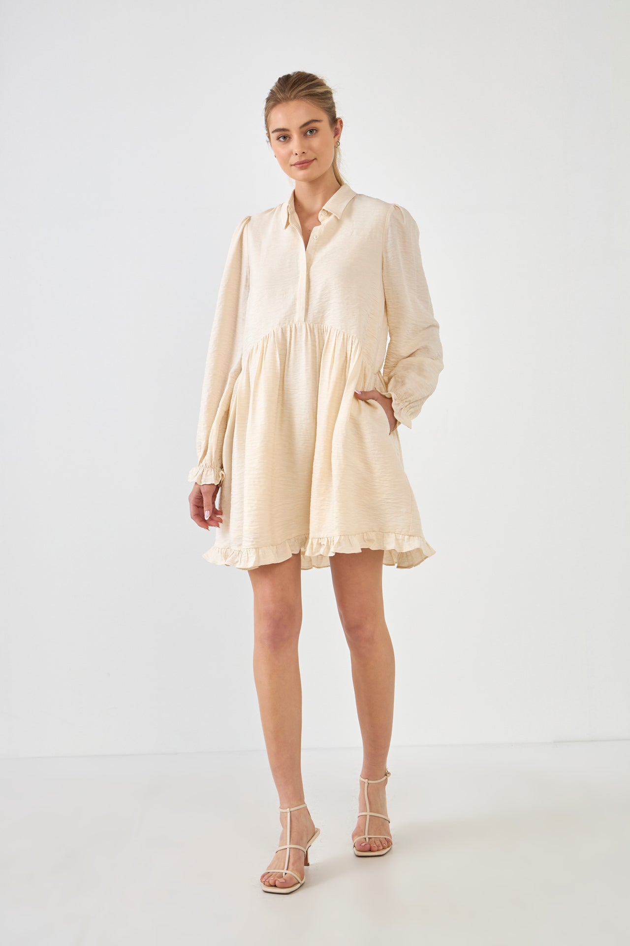 Collared Button Down Dress