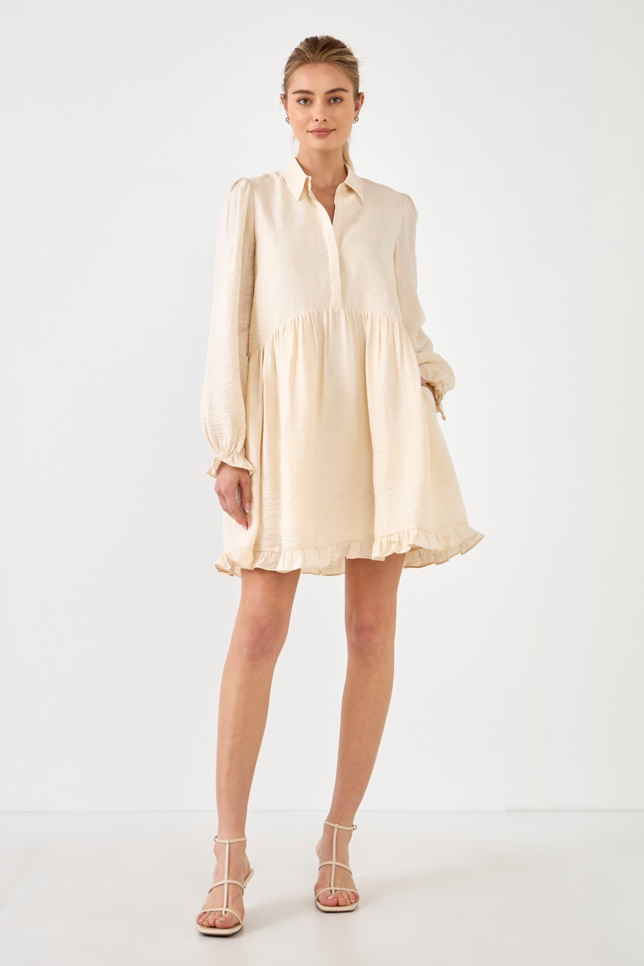 Collared Button Down Dress
