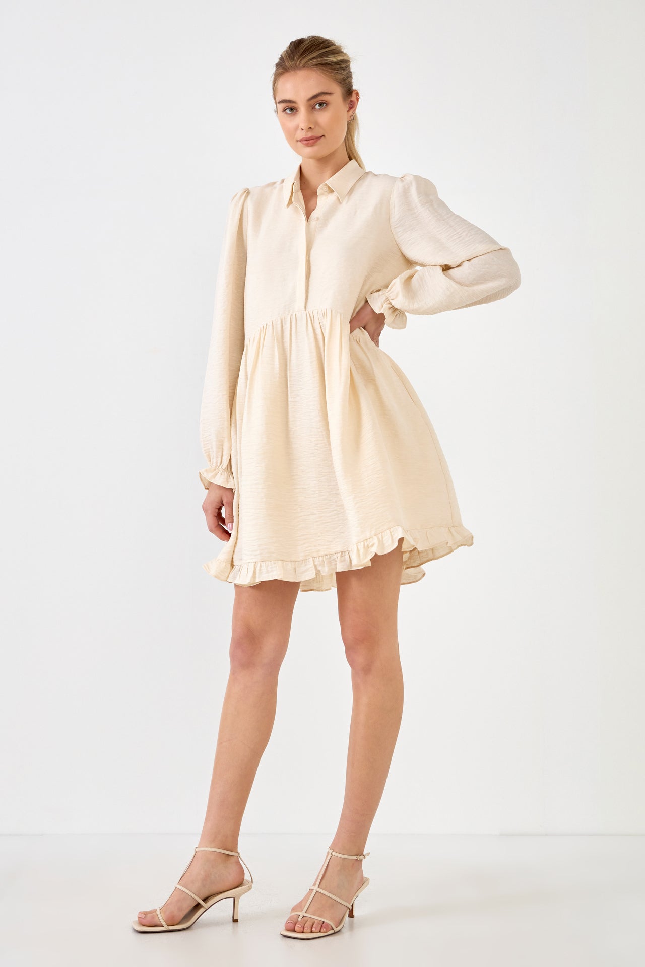 Collared Button Down Dress
