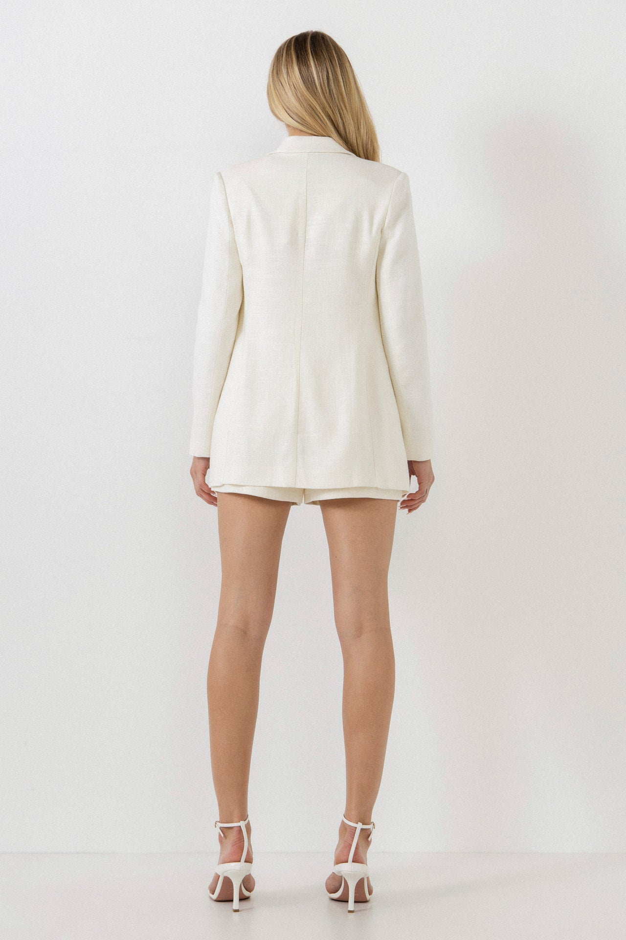 ENDLESS ROSE - Linen Blazer - BLAZERS available at Objectrare