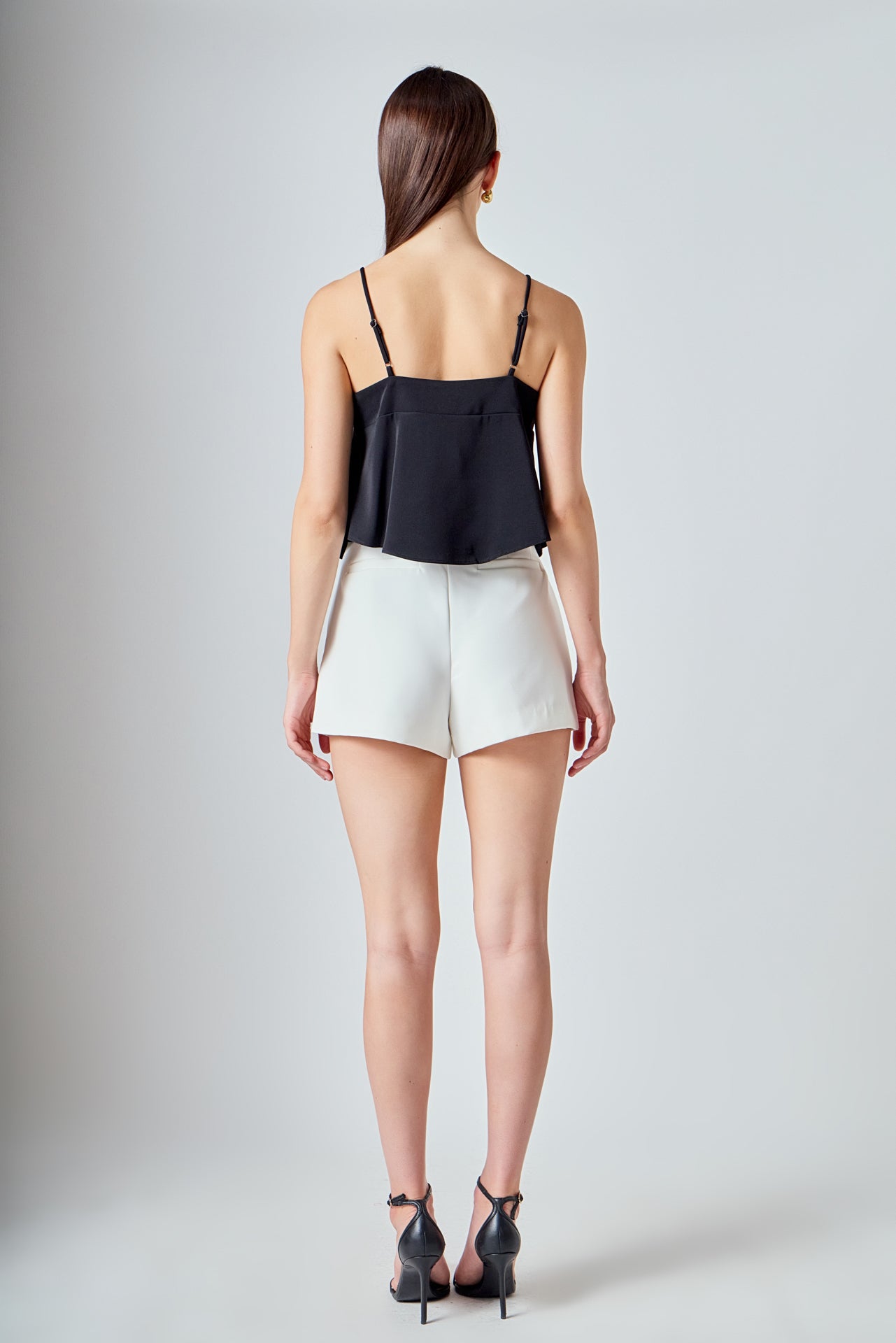 ENDLESS ROSE - Corsage Bow Flowy Top - TOPS available at Objectrare