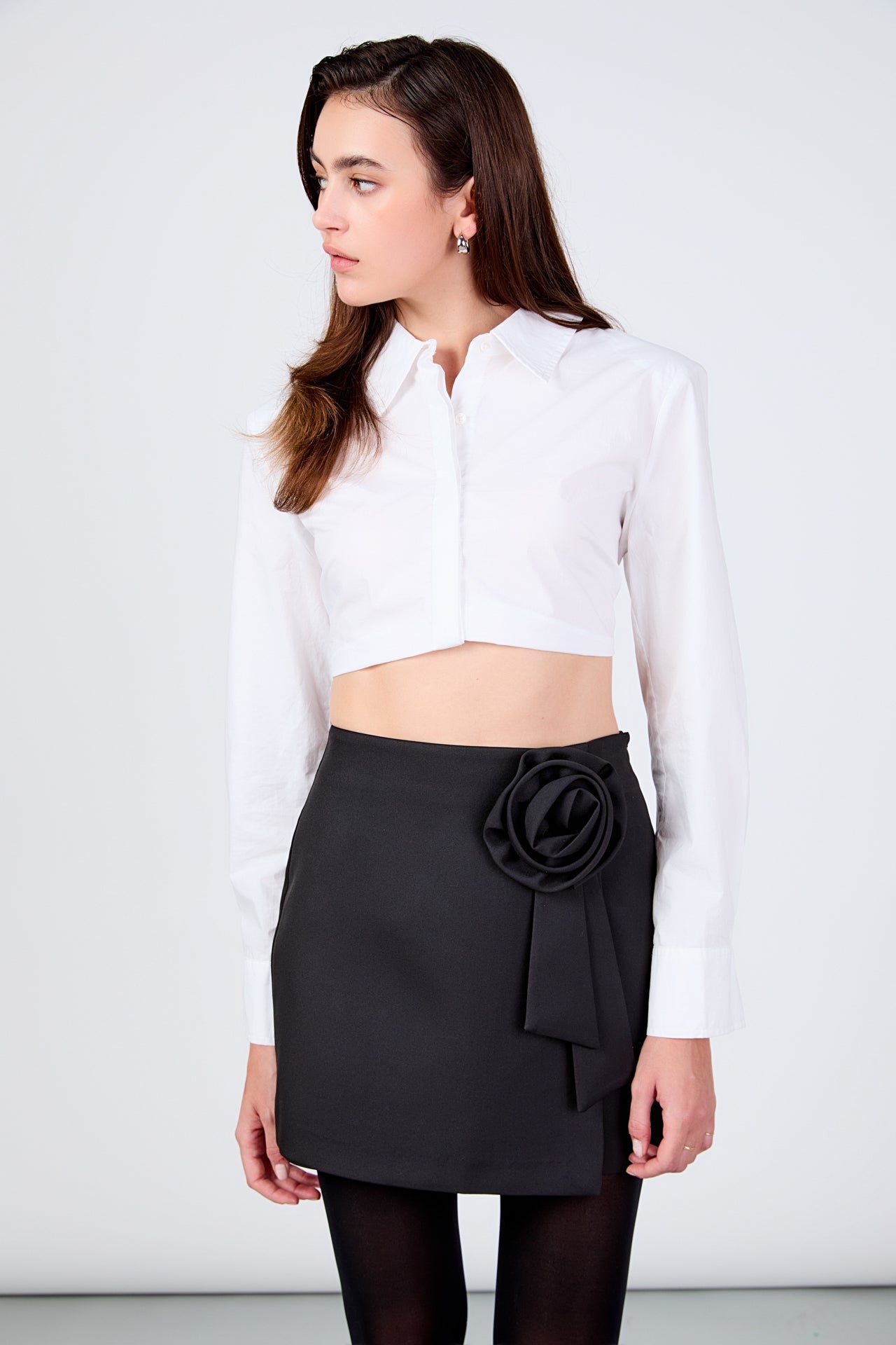 ENDLESS ROSE - Corsage Mini Skirt - SKIRTS available at Objectrare