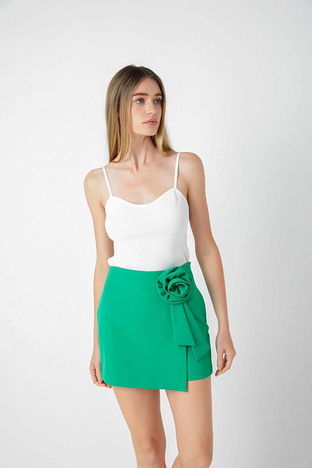 ENDLESS ROSE - Corsage Mini Skirt - SKIRTS available at Objectrare
