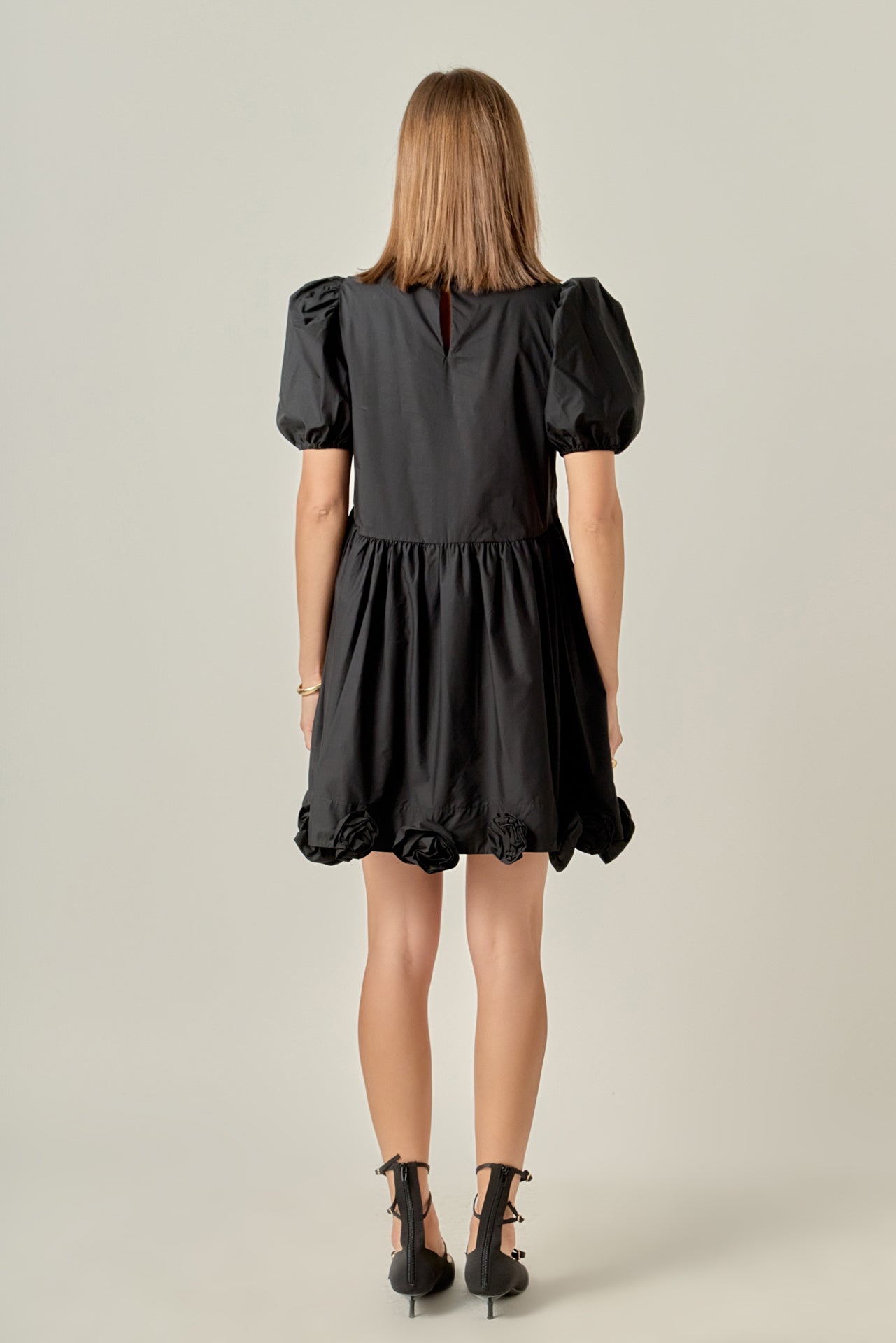 ENGLISH FACTORY - Poplin Corsage Mini Dress - DRESSES available at Objectrare