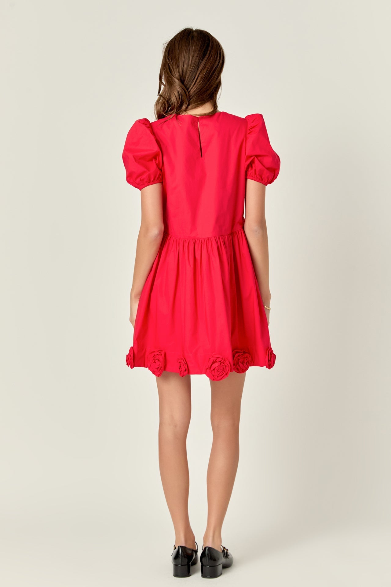 ENGLISH FACTORY - Poplin Corsage Mini Dress - DRESSES available at Objectrare