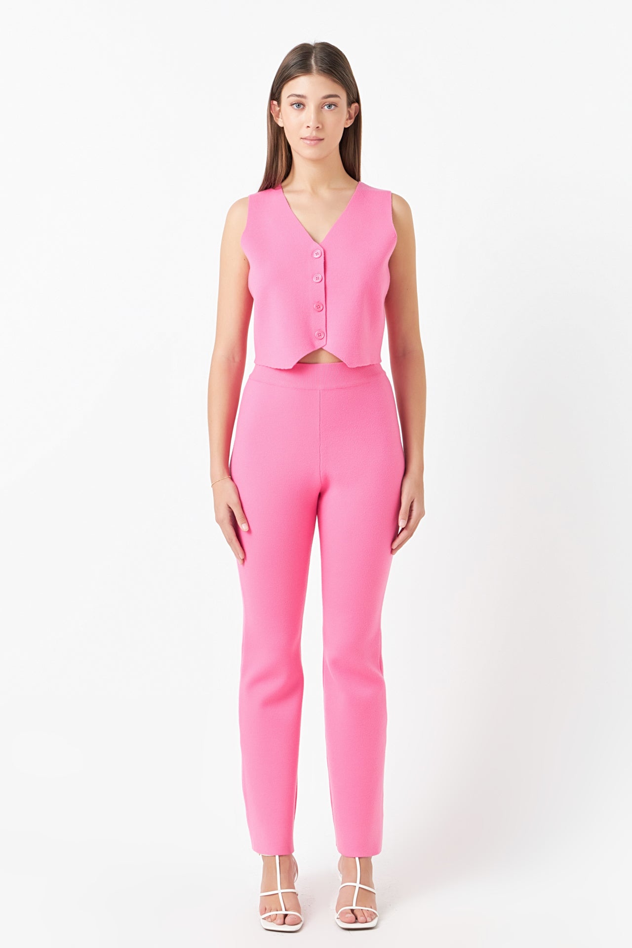 ENDLESS ROSE - Sweater Vest Top - SWEATERS & KNITS available at Objectrare