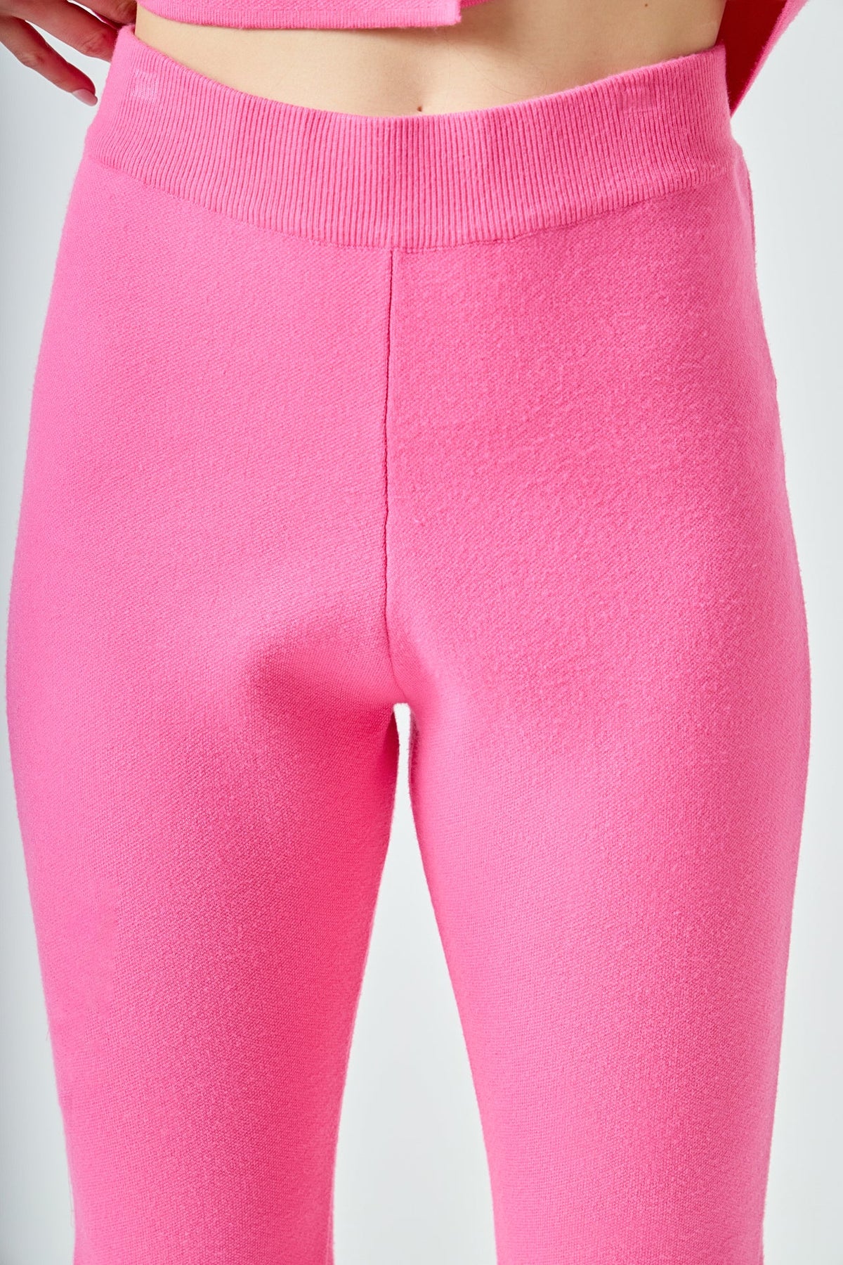 ENDLESS ROSE - Knit Fitted Pants - PANTS available at Objectrare