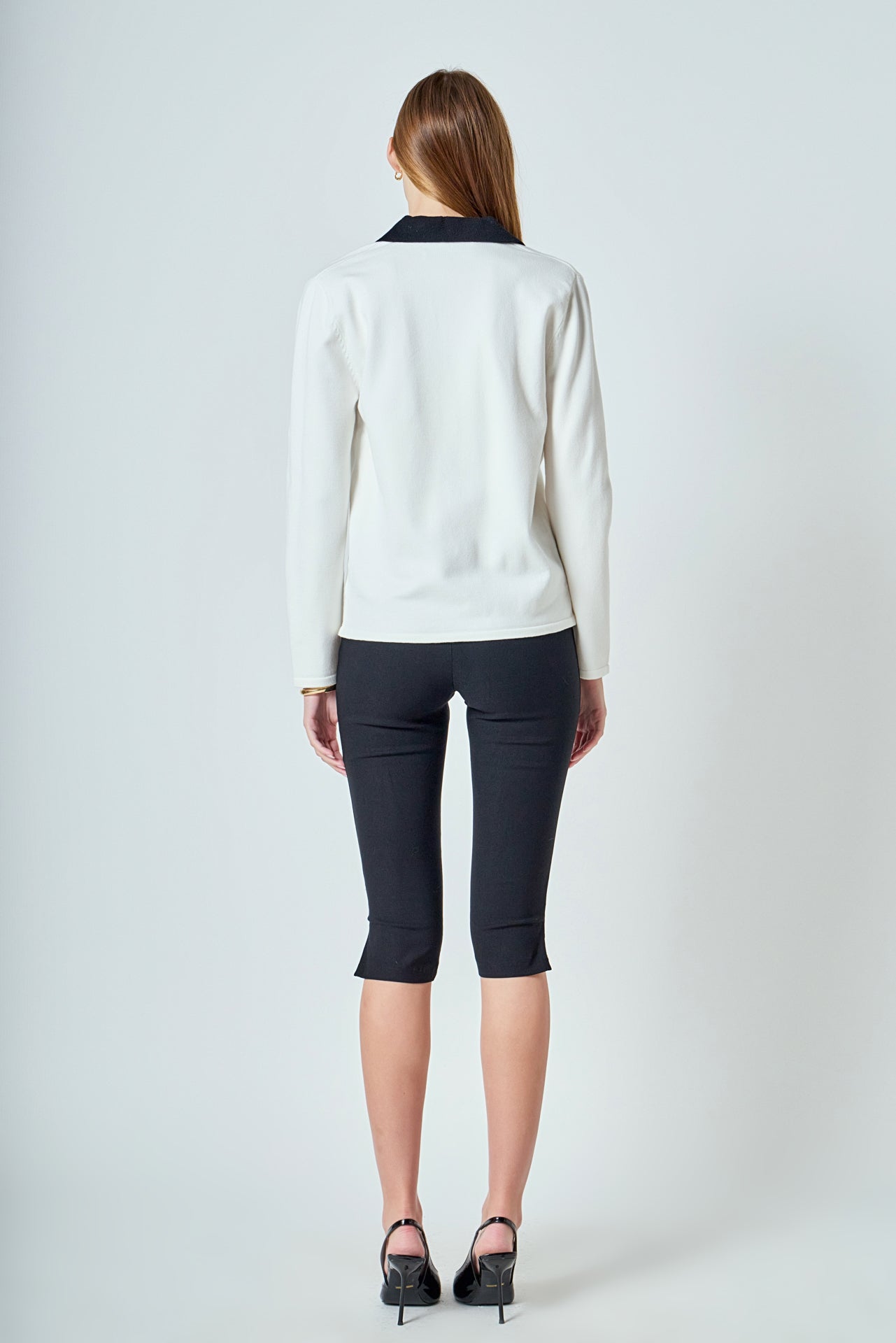 ENDLESS ROSE - Premium Jewel Knit Blazer Cardigan - SWEATERS & KNITS available at Objectrare
