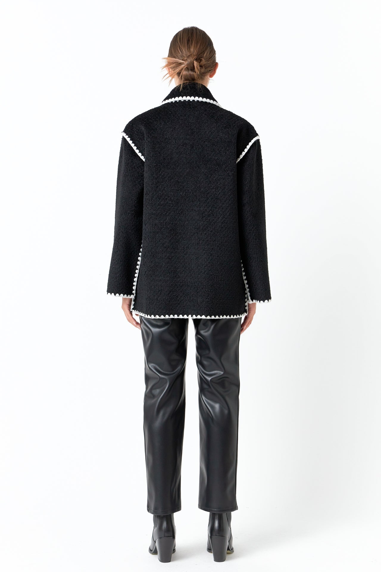 ENDLESS ROSE - Stitched Throw Cardigan - JACKETS available at Objectrare