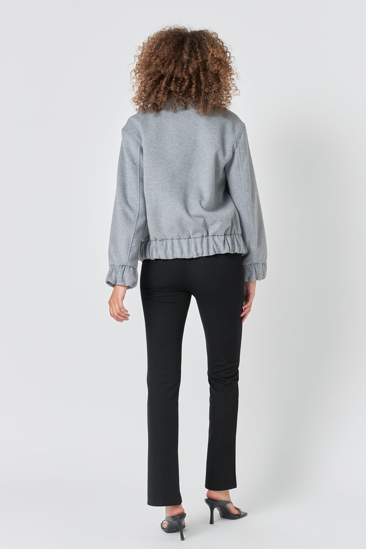 ENDLESS ROSE - Oversize Felt Varsity Bomber - JACKETS available at Objectrare