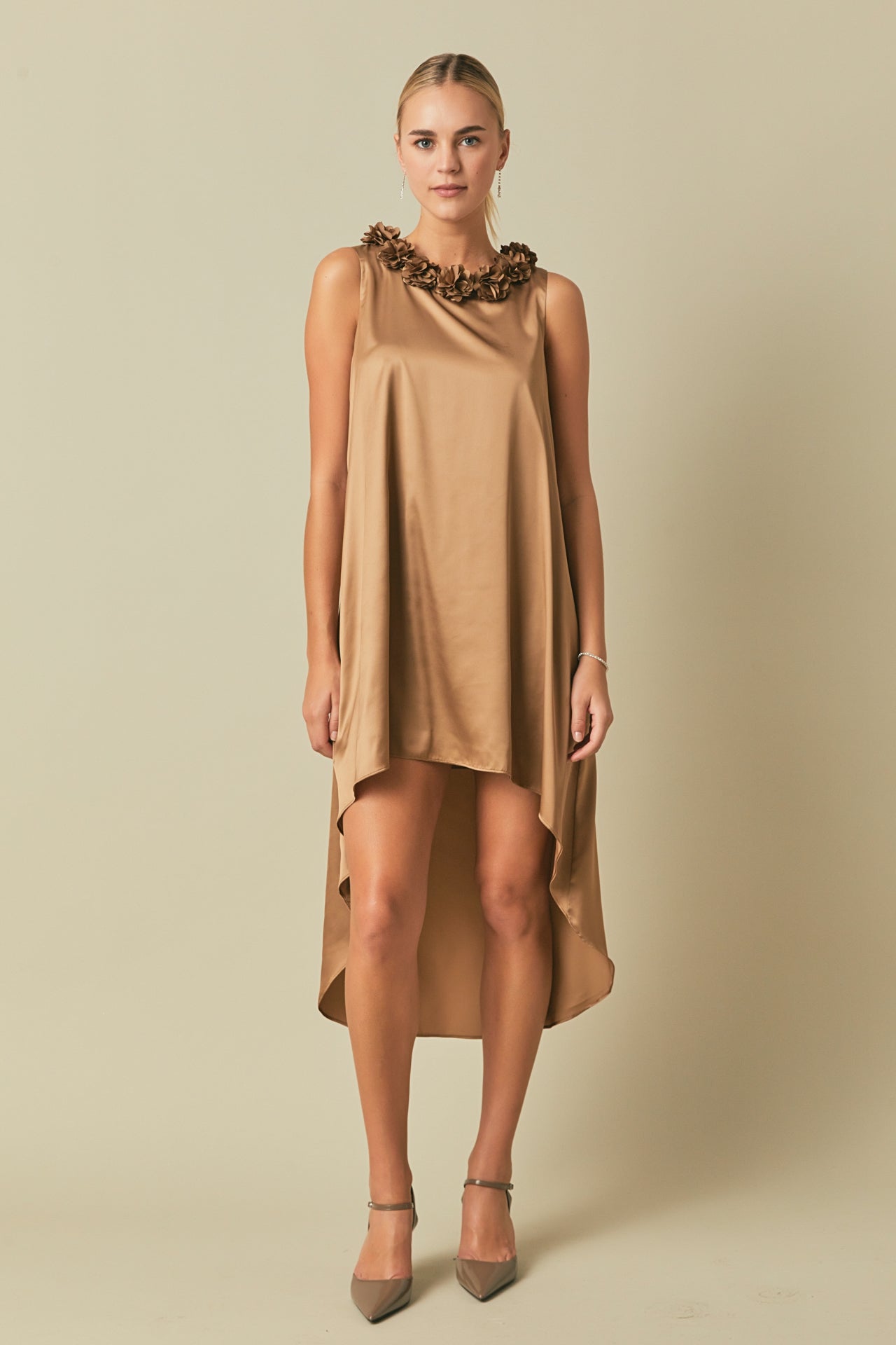 ENDLESS ROSE - Rosette Maxi Dress - DRESSES available at Objectrare