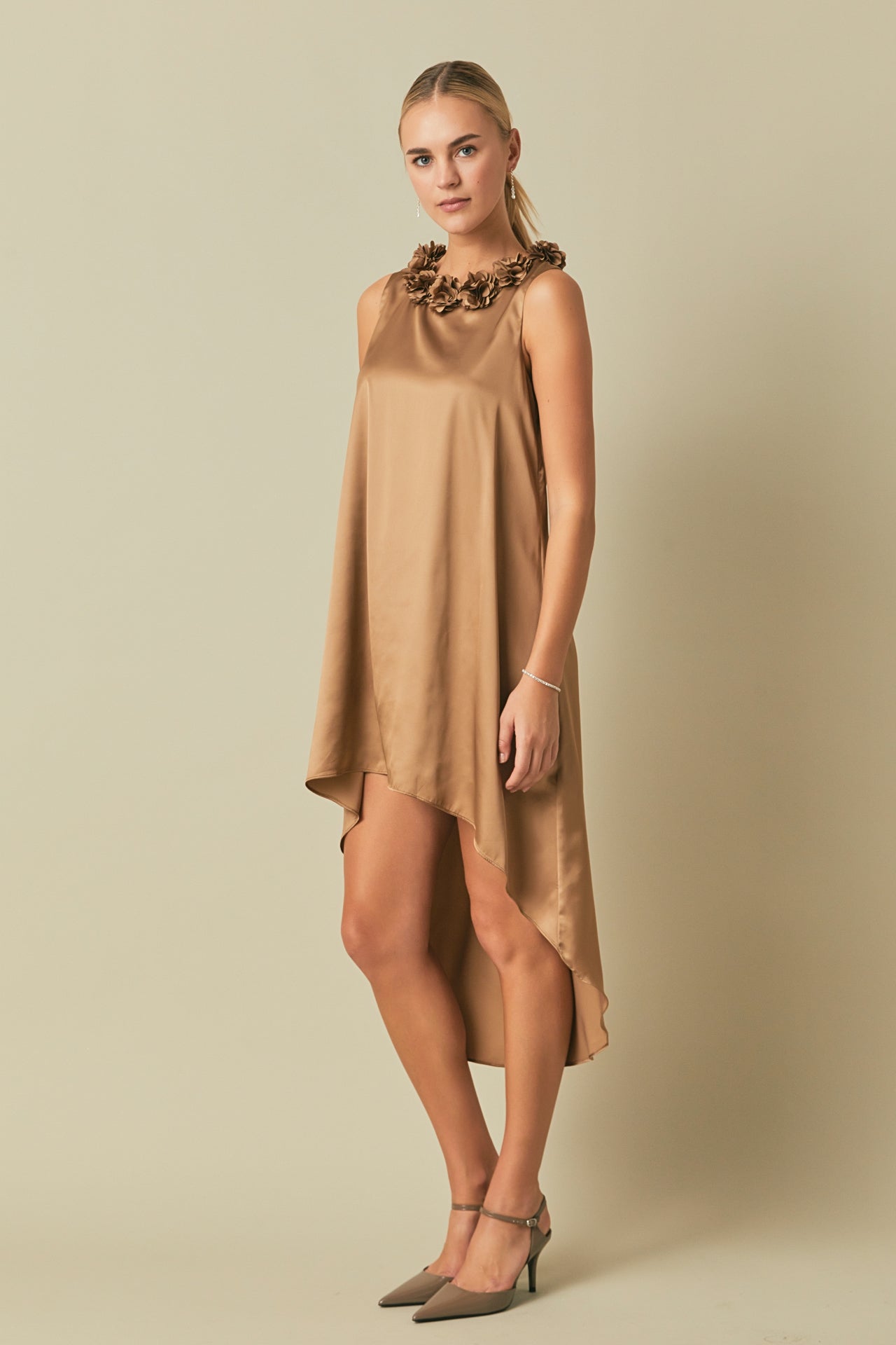 ENDLESS ROSE - Rosette Maxi Dress - DRESSES available at Objectrare