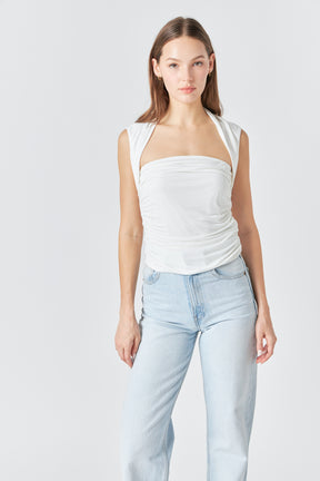 ENDLESS ROSE - Draped Ruched Top - TOPS available at Objectrare