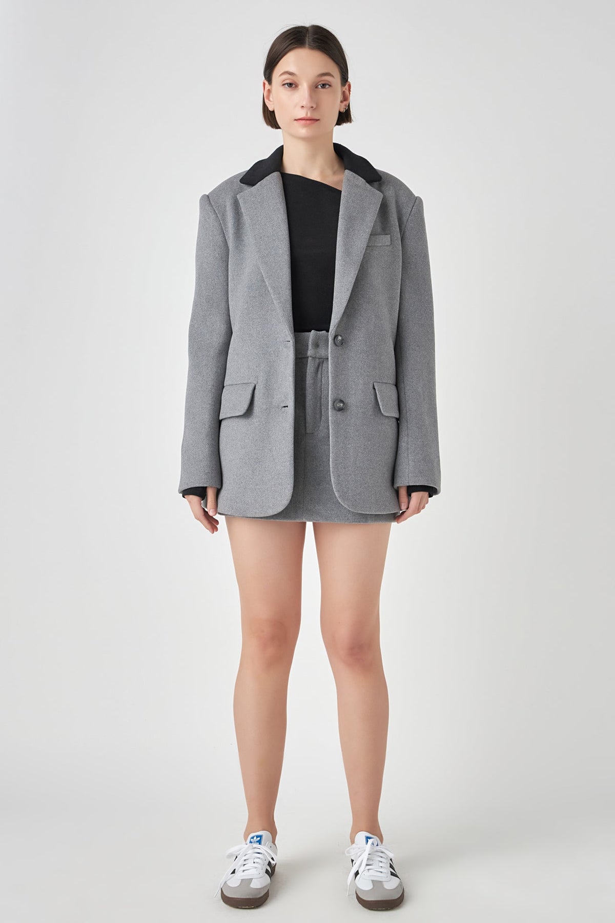 GREY LAB - Wool Oversize Blazer - BLAZERS available at Objectrare
