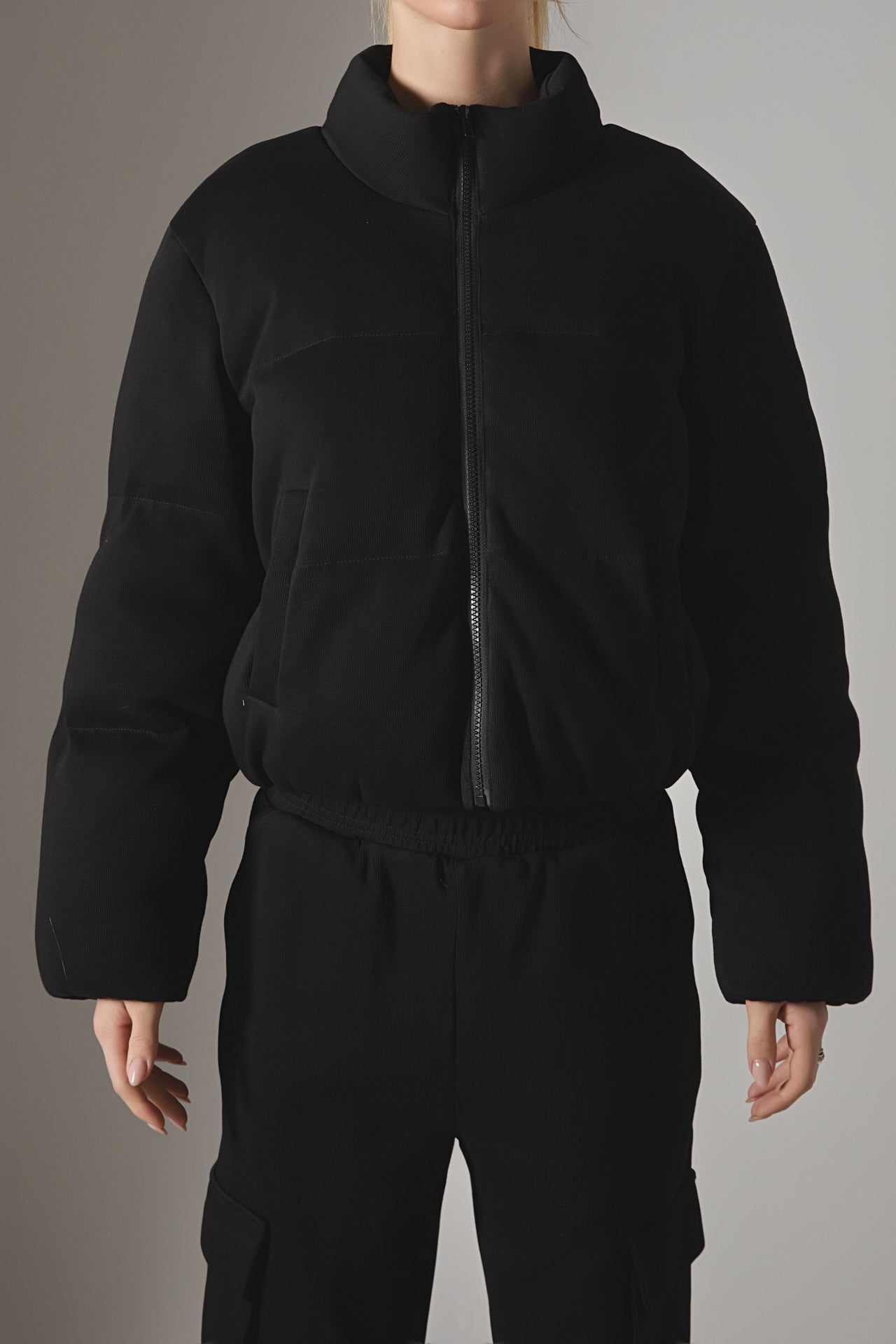 GREY LAB - Knit Puffer Jacket - JACKETS available at Objectrare