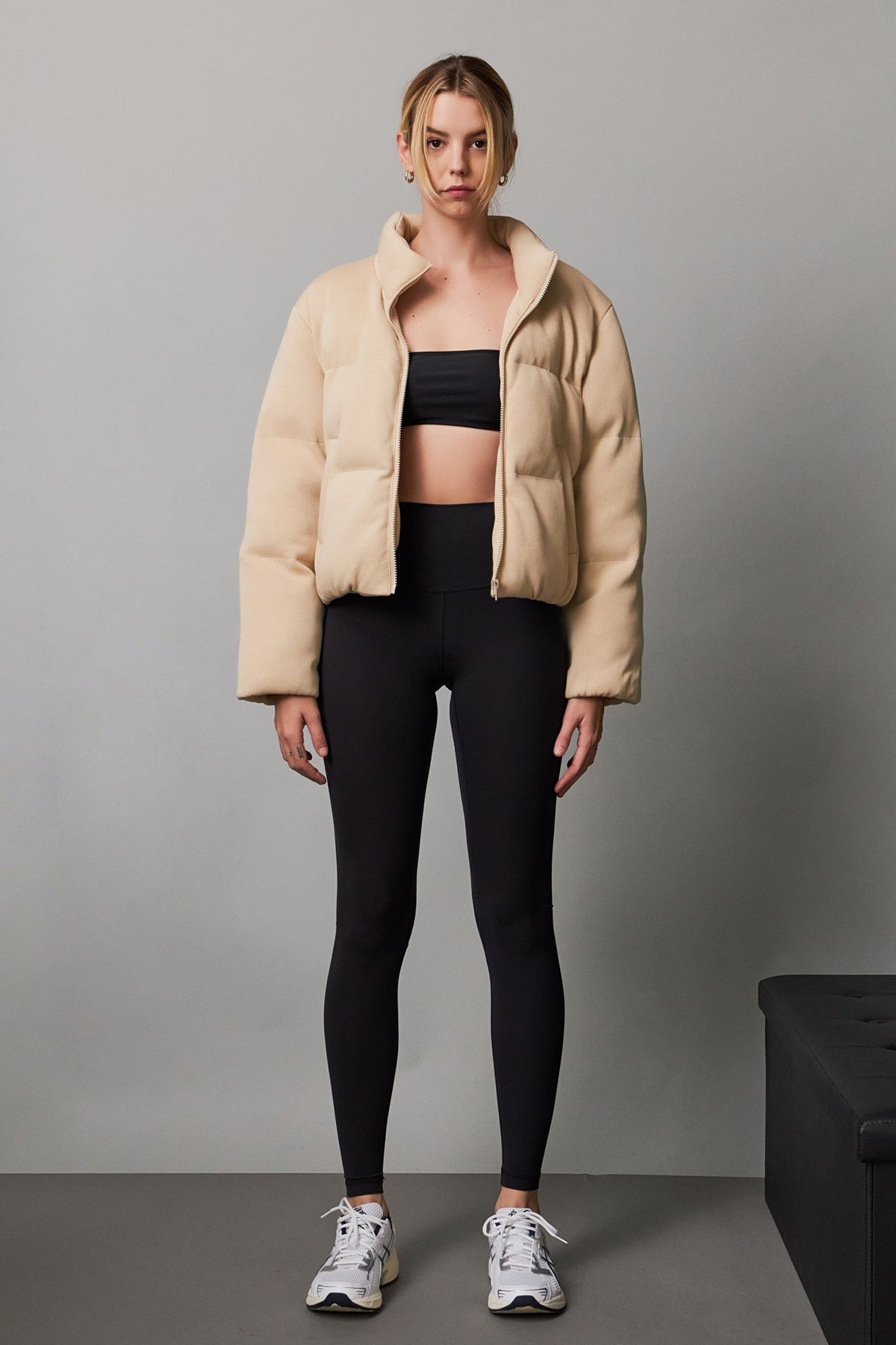 GREY LAB - Knit Puffer Jacket - JACKETS available at Objectrare