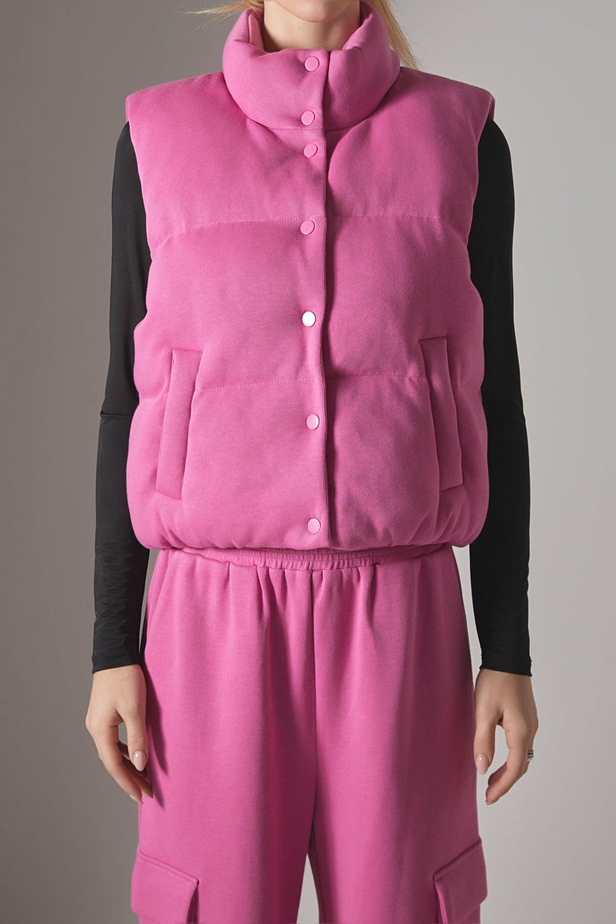 GREY LAB - Knit Puffer Vest - JACKETS available at Objectrare