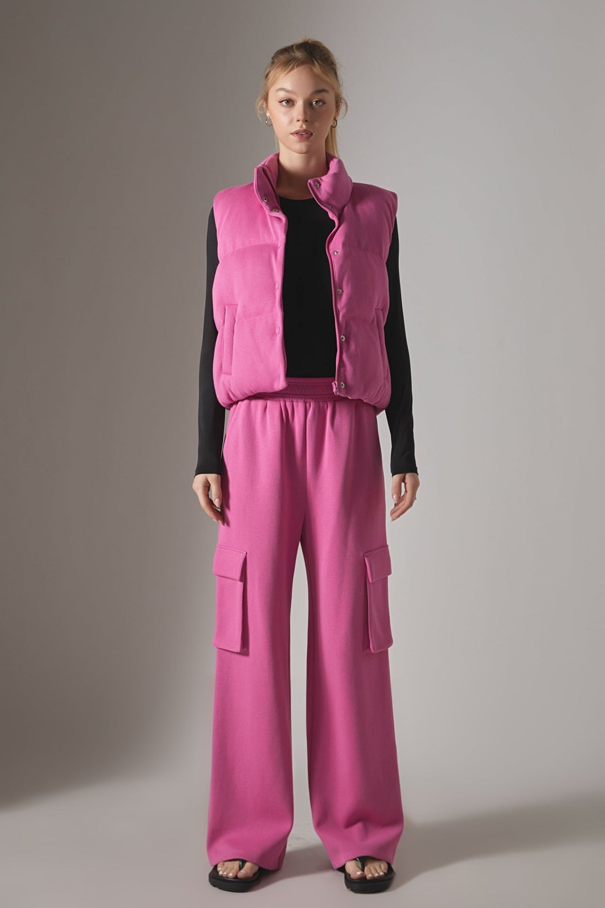 GREY LAB - Knit Puffer Vest - JACKETS available at Objectrare