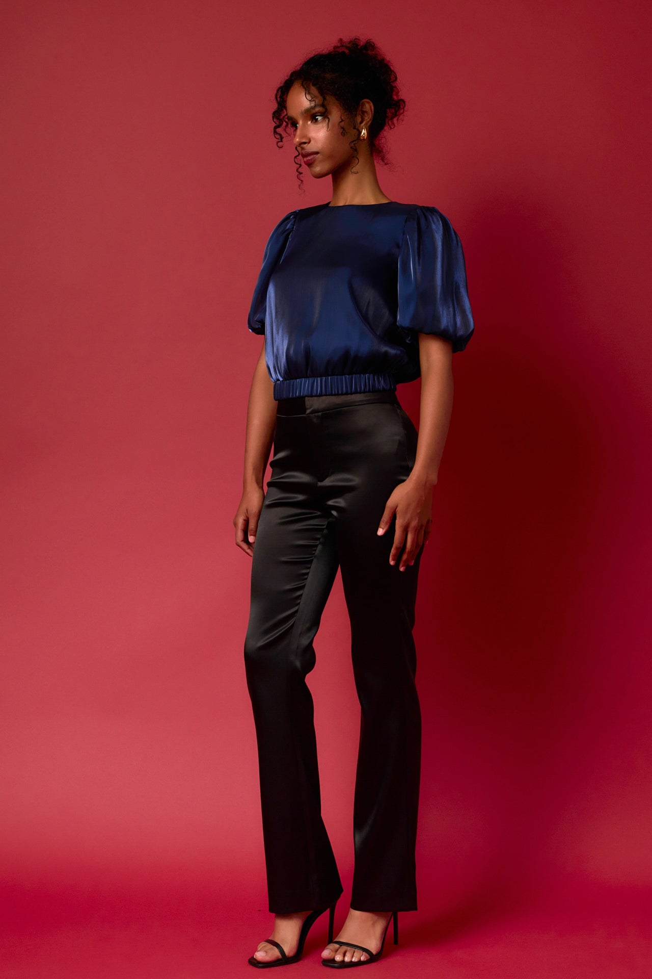 ENDLESS ROSE - Blouson Sheen Top - TOPS available at Objectrare