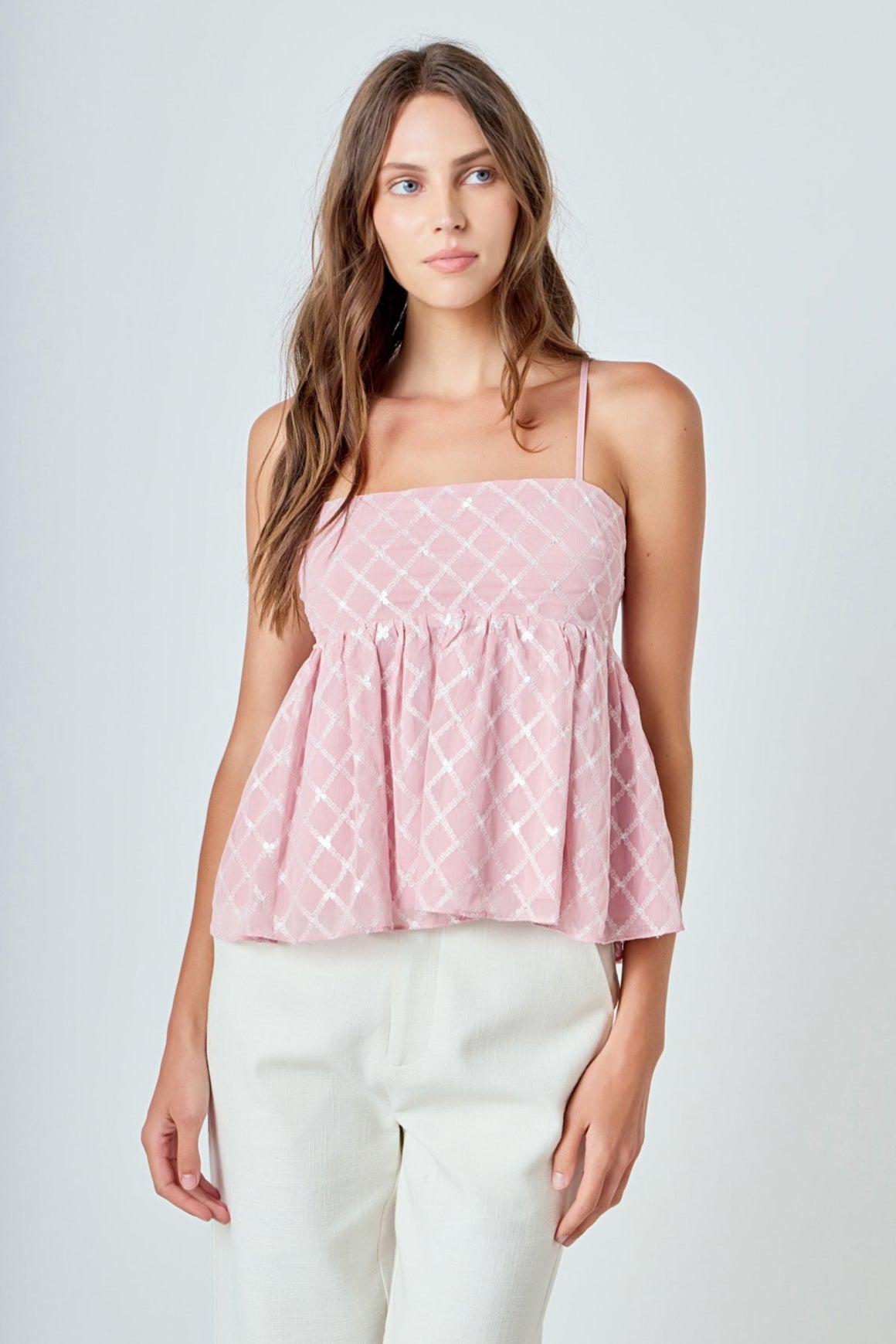 ENDLESS ROSE - Embroidered Sequins Top - TOPS available at Objectrare