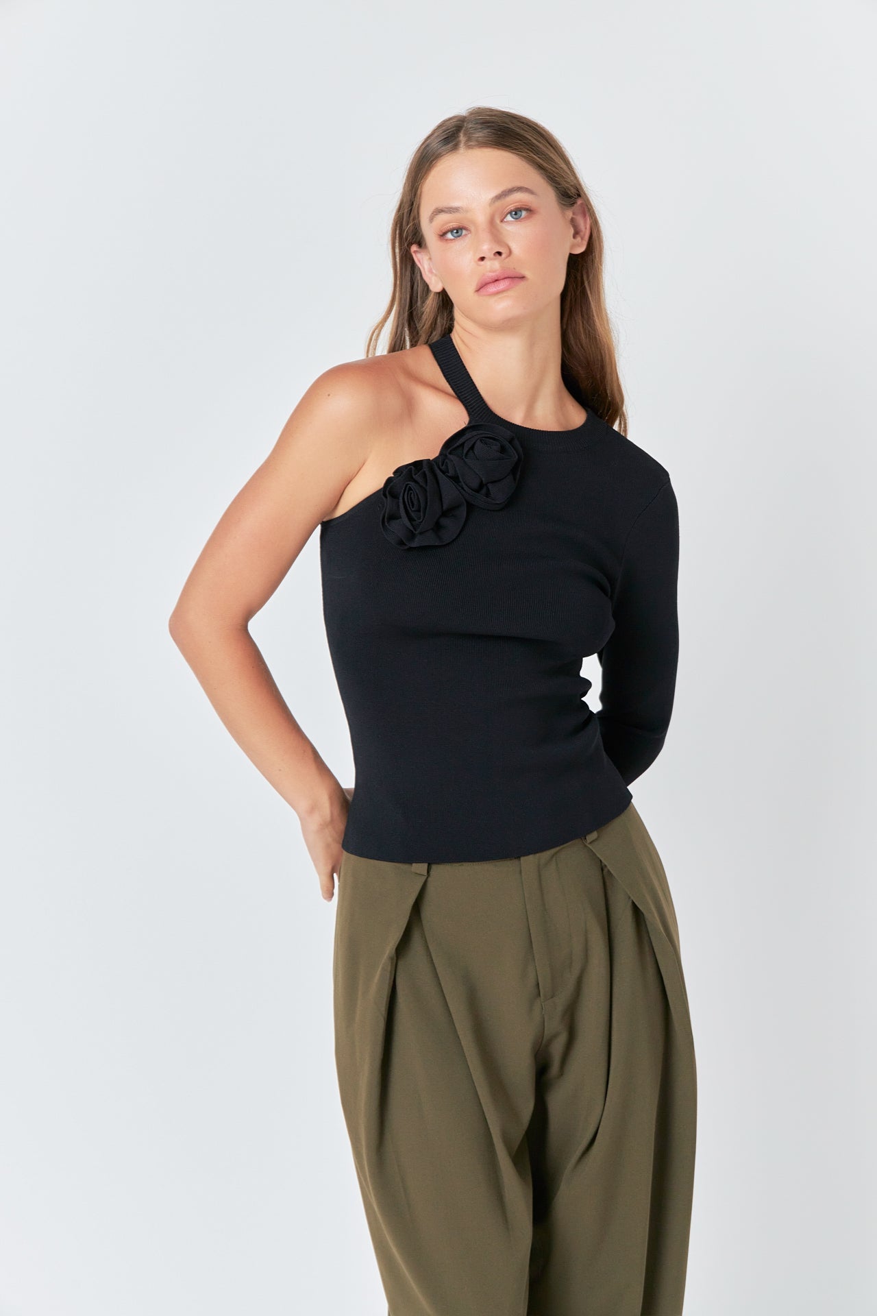 ENDLESS ROSE - Rose Knit Top - TOPS available at Objectrare