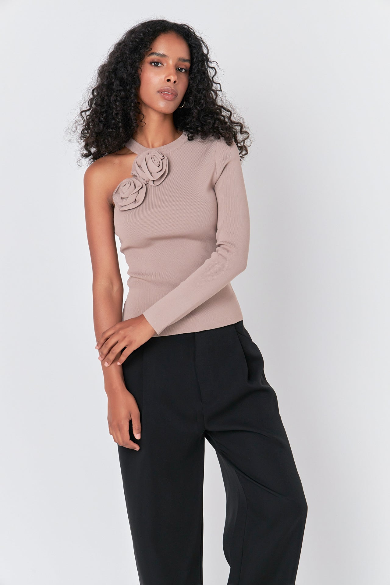 ENDLESS ROSE - Rose Knit Top - TOPS available at Objectrare
