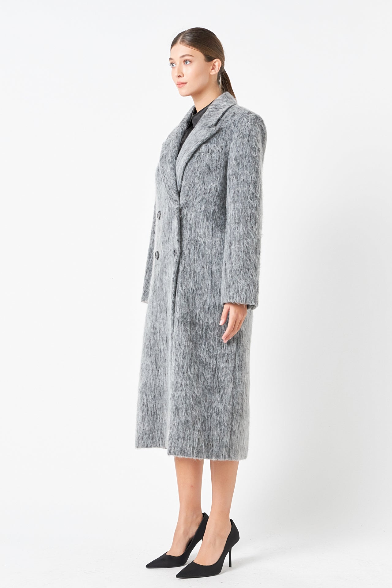 ENDLESS ROSE - Power Tailored Long Coat - COATS available at Objectrare