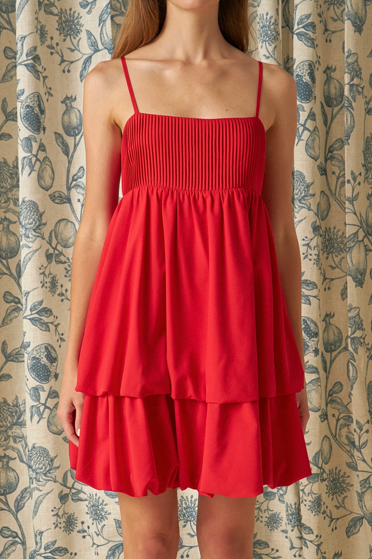 ENDLESS ROSE - Double Blouson Mini Dress - DRESSES available at Objectrare