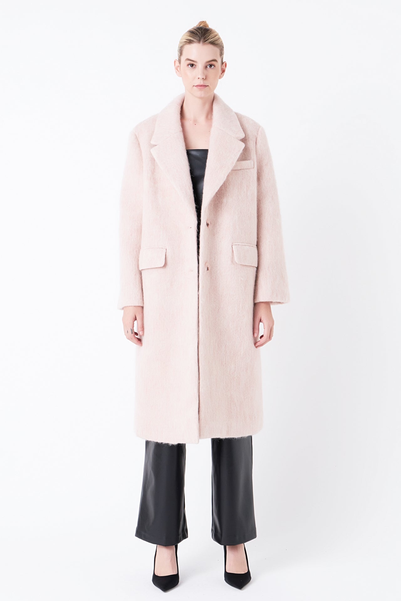 GREY LAB - Oversize Single-breasted Long Coat - COATS available at Objectrare