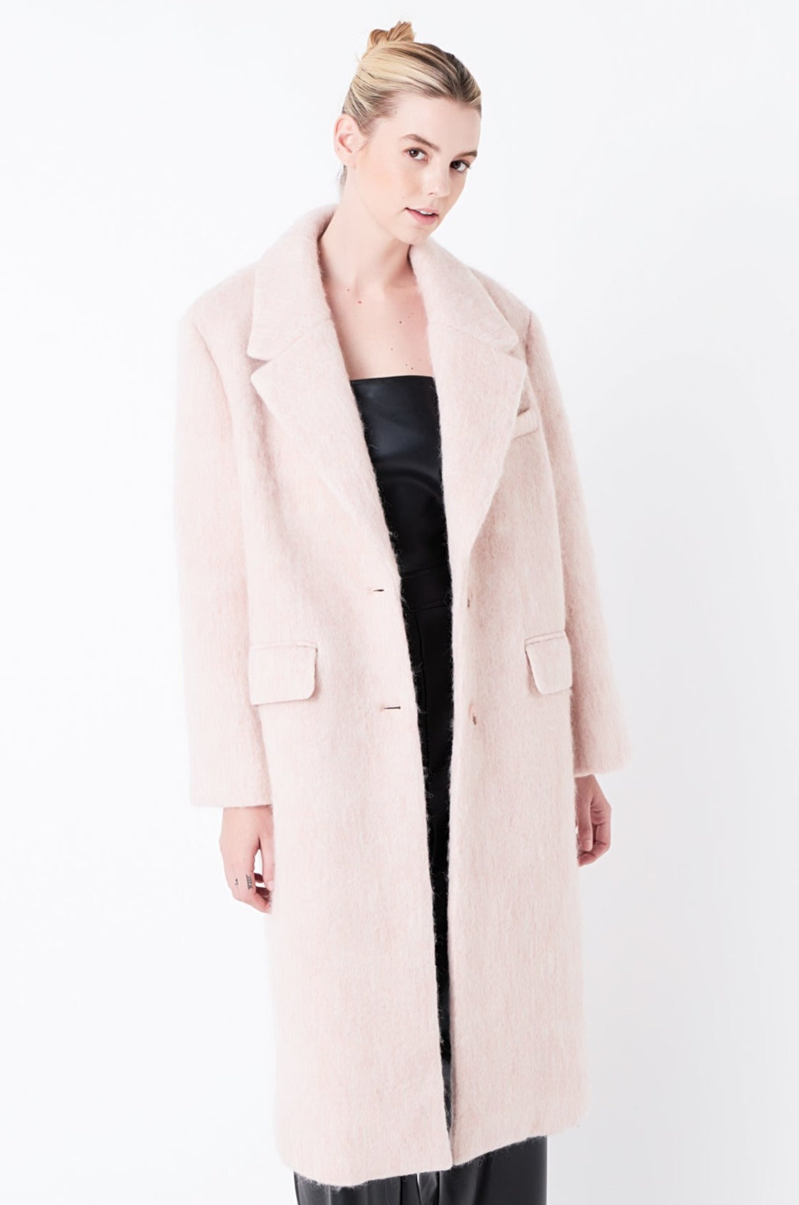 GREY LAB - Oversize Single-breasted Long Coat - COATS available at Objectrare