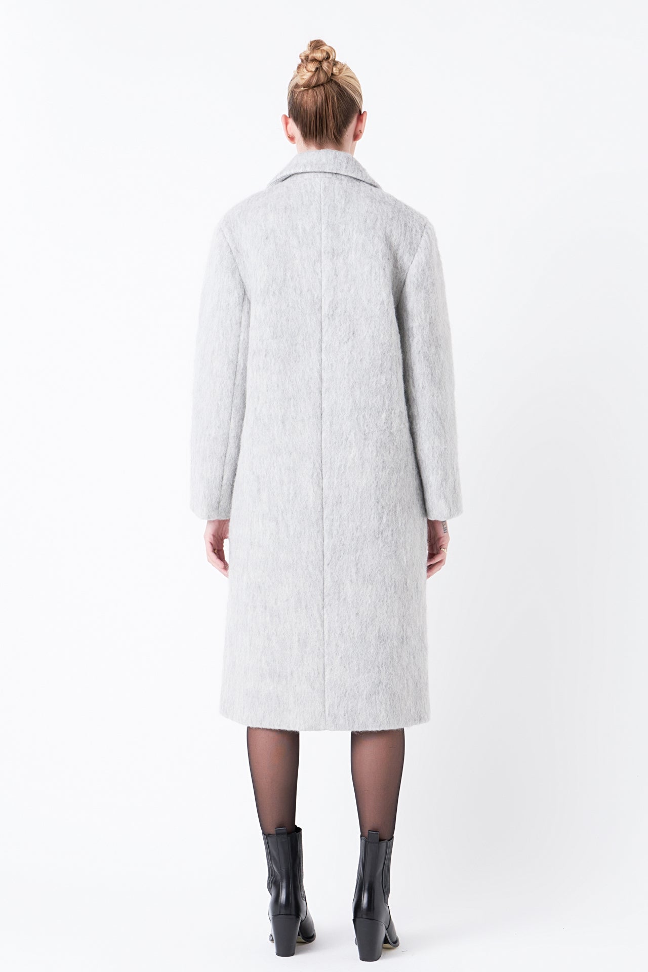GREY LAB - Oversize Single-breasted Long Coat - COATS available at Objectrare