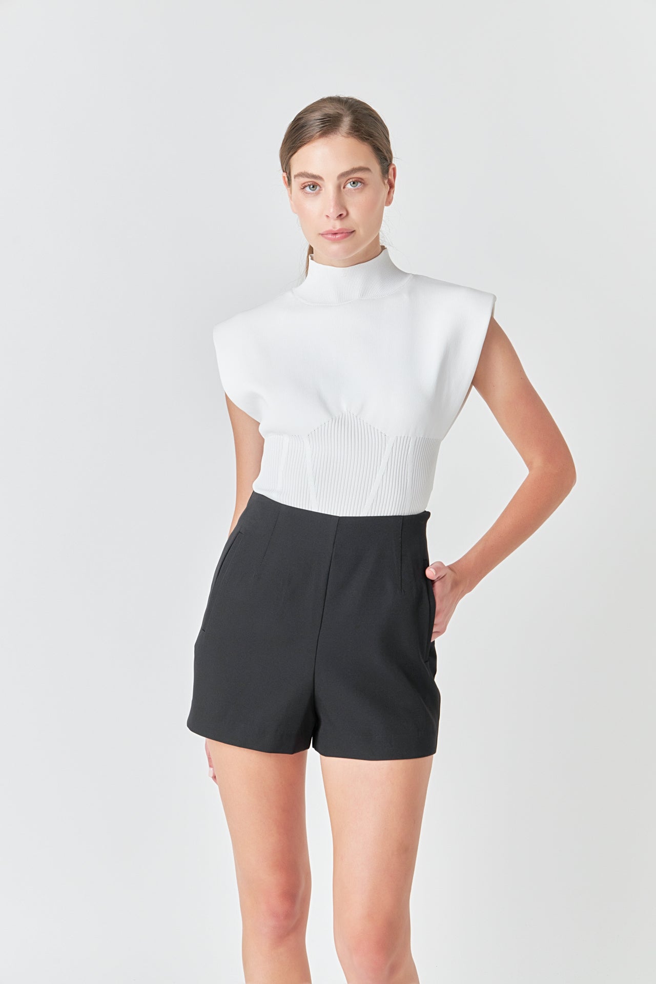 ENDLESS ROSE - High Waisted Shorts - SHORTS available at Objectrare