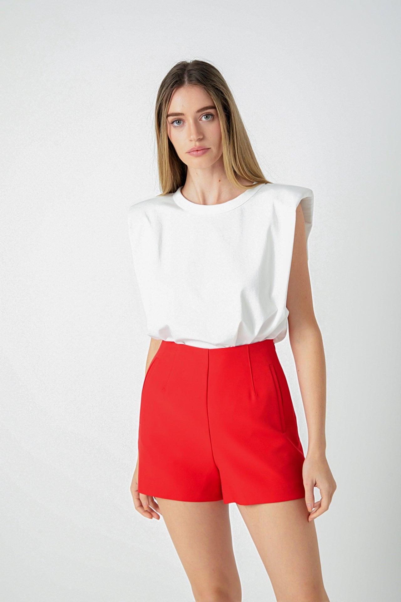 ENDLESS ROSE - High Waisted Shorts - SHORTS available at Objectrare