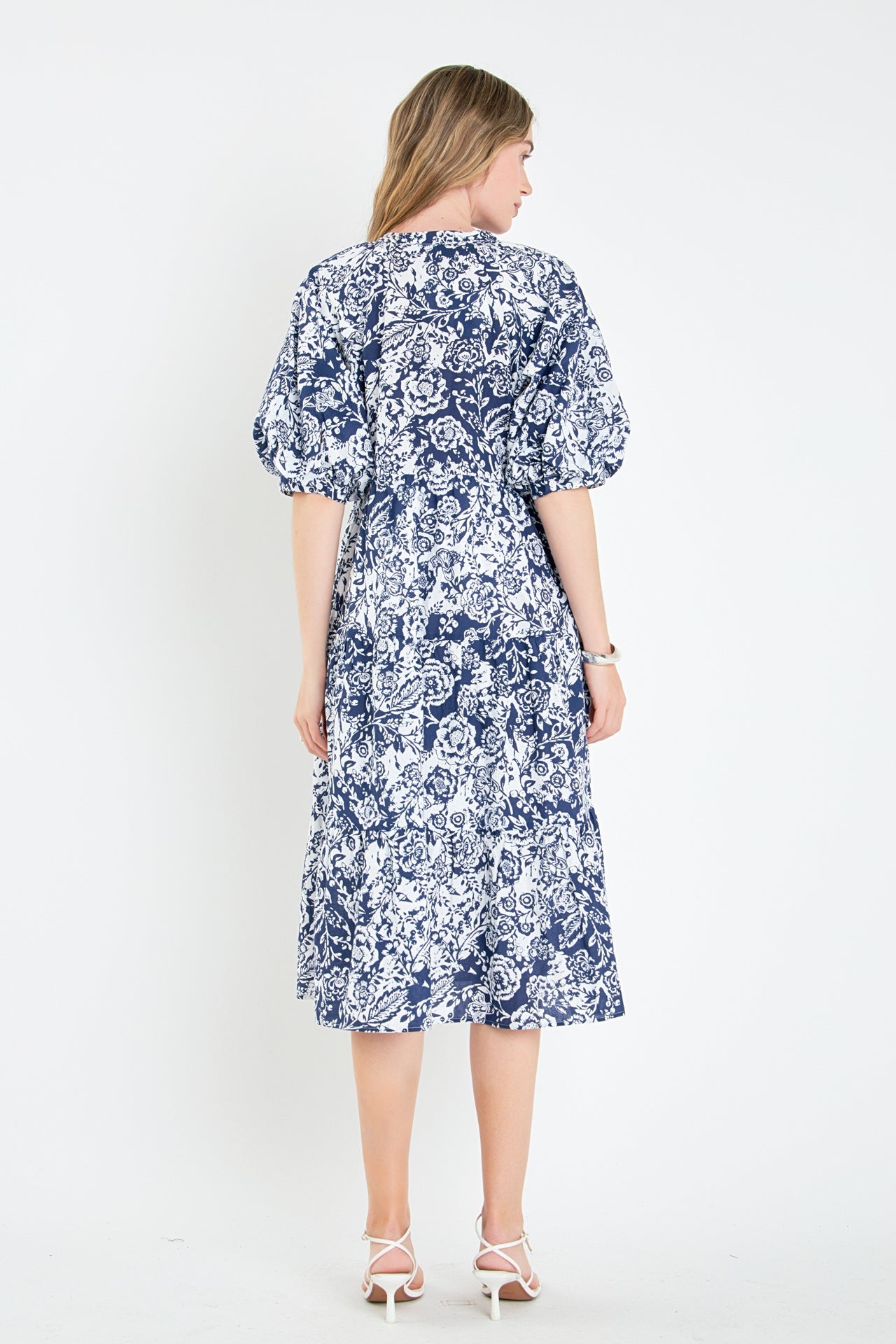 ENGLISH FACTORY - Floral Print Midi Dress - DRESSES available at Objectrare
