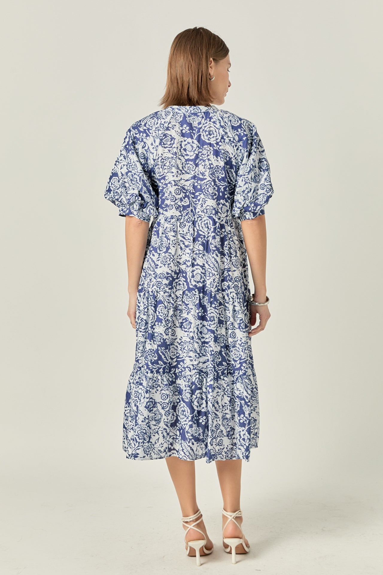 ENGLISH FACTORY - Floral Print Midi Dress - DRESSES available at Objectrare