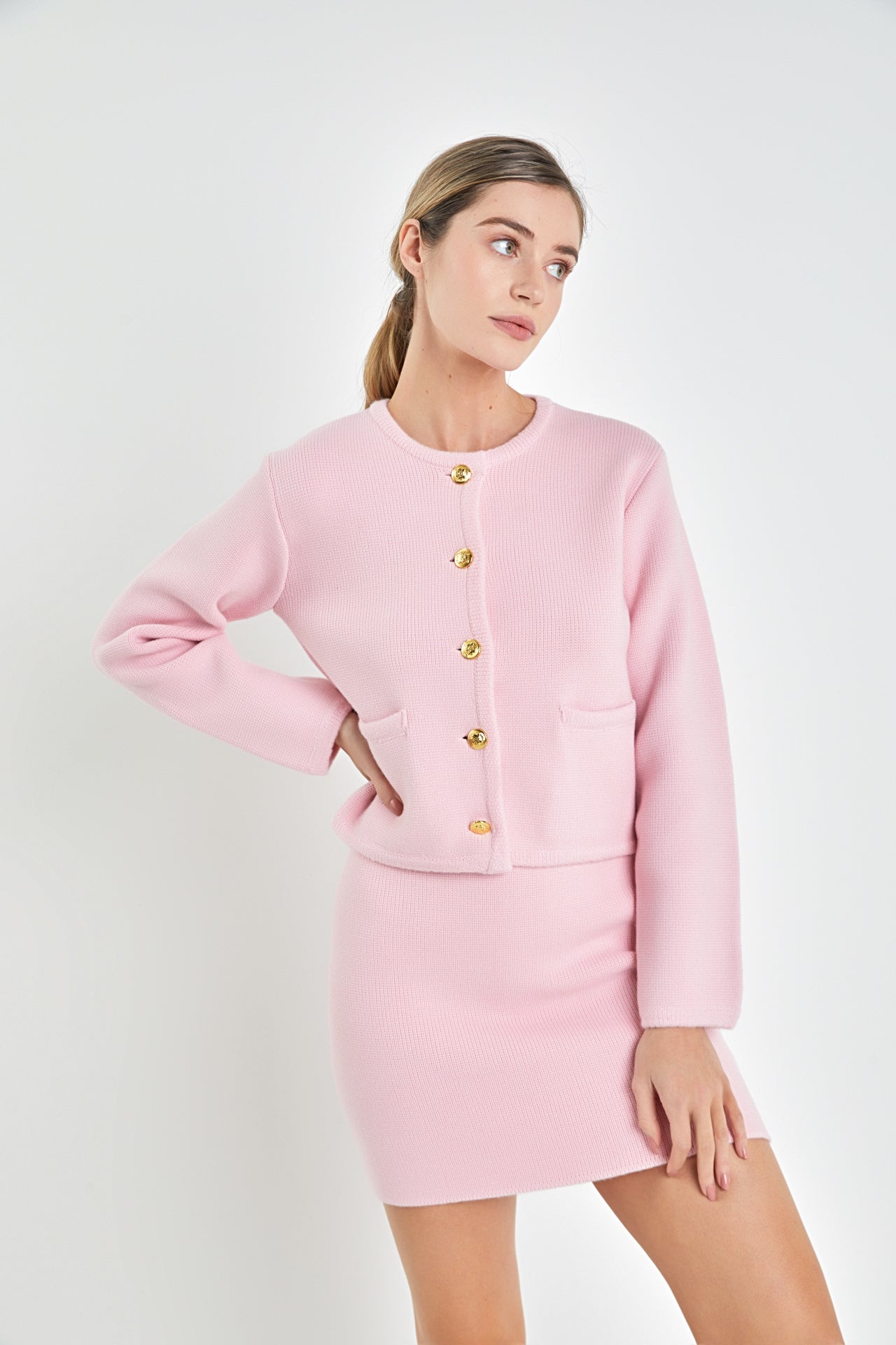 ENGLISH FACTORY - Knit Mini Skirt - SKIRTS available at Objectrare